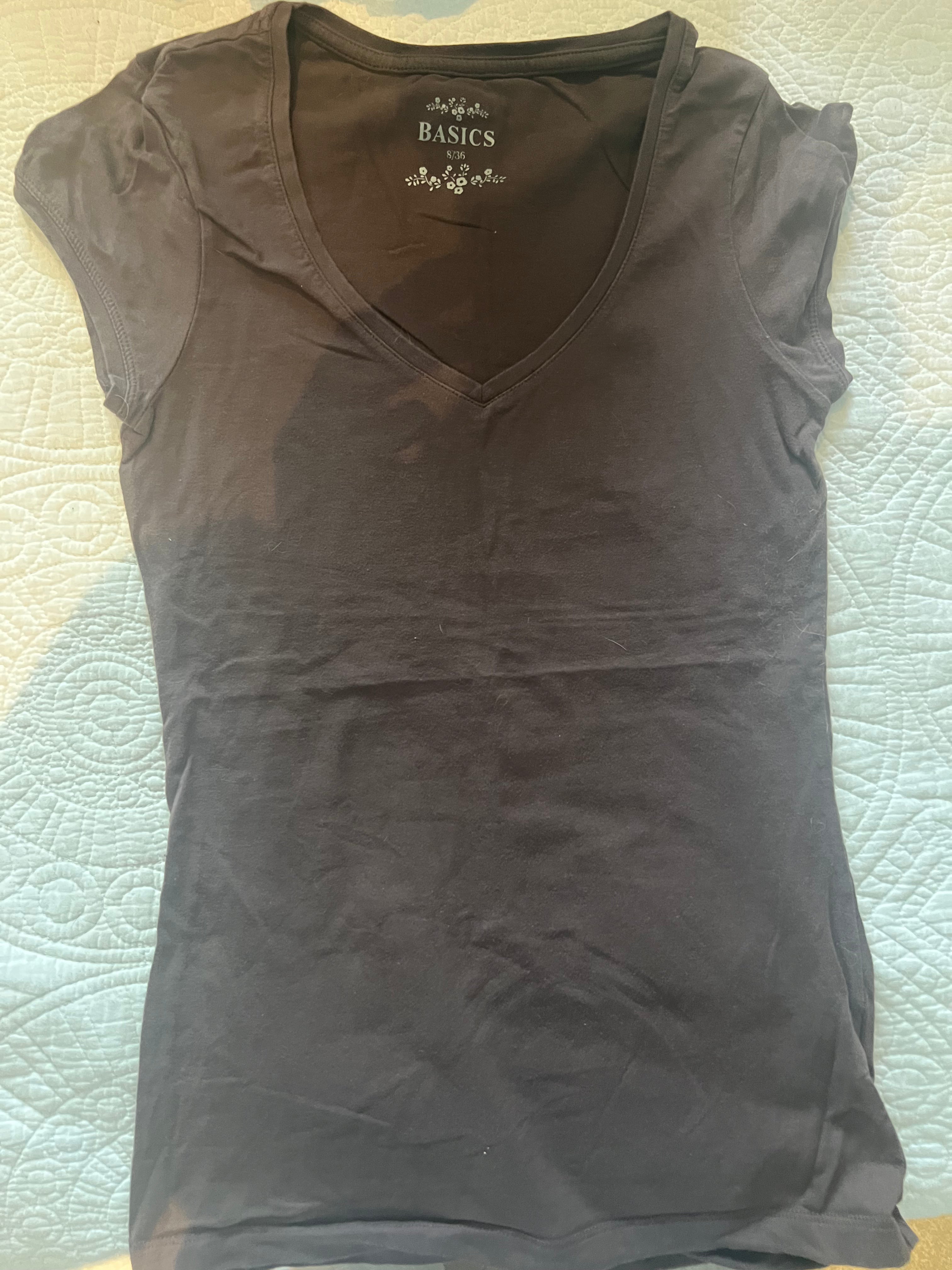 Brown fitted top