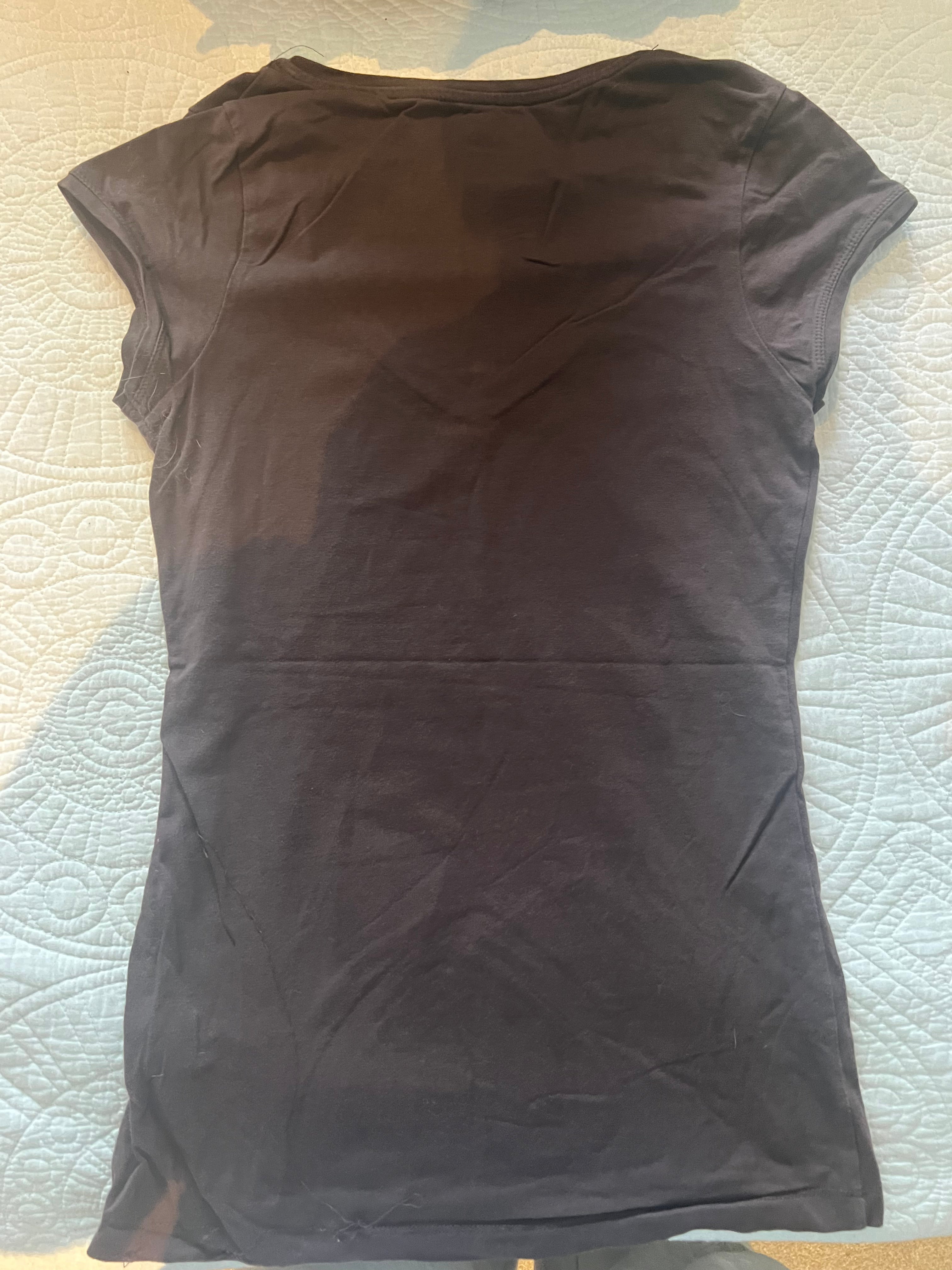 Brown fitted top