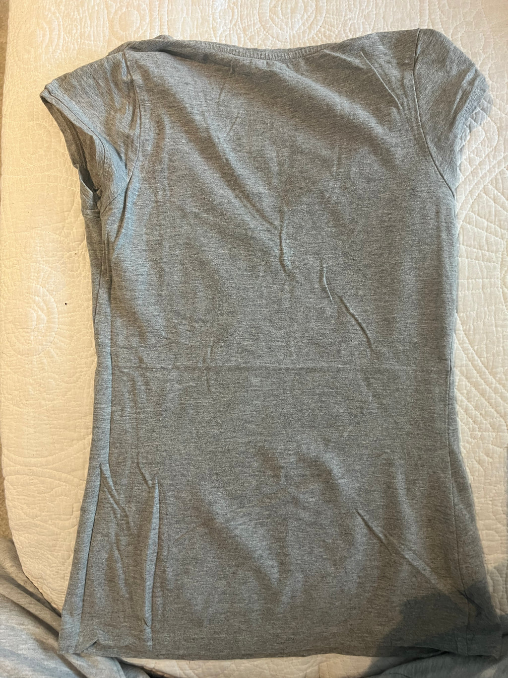 Grey fitted top