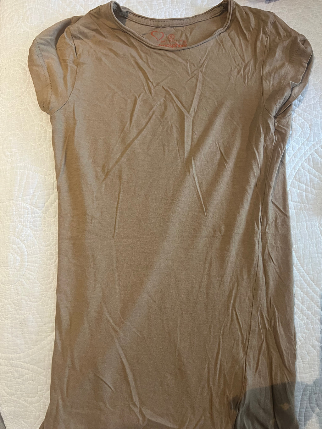 Nude fitted top