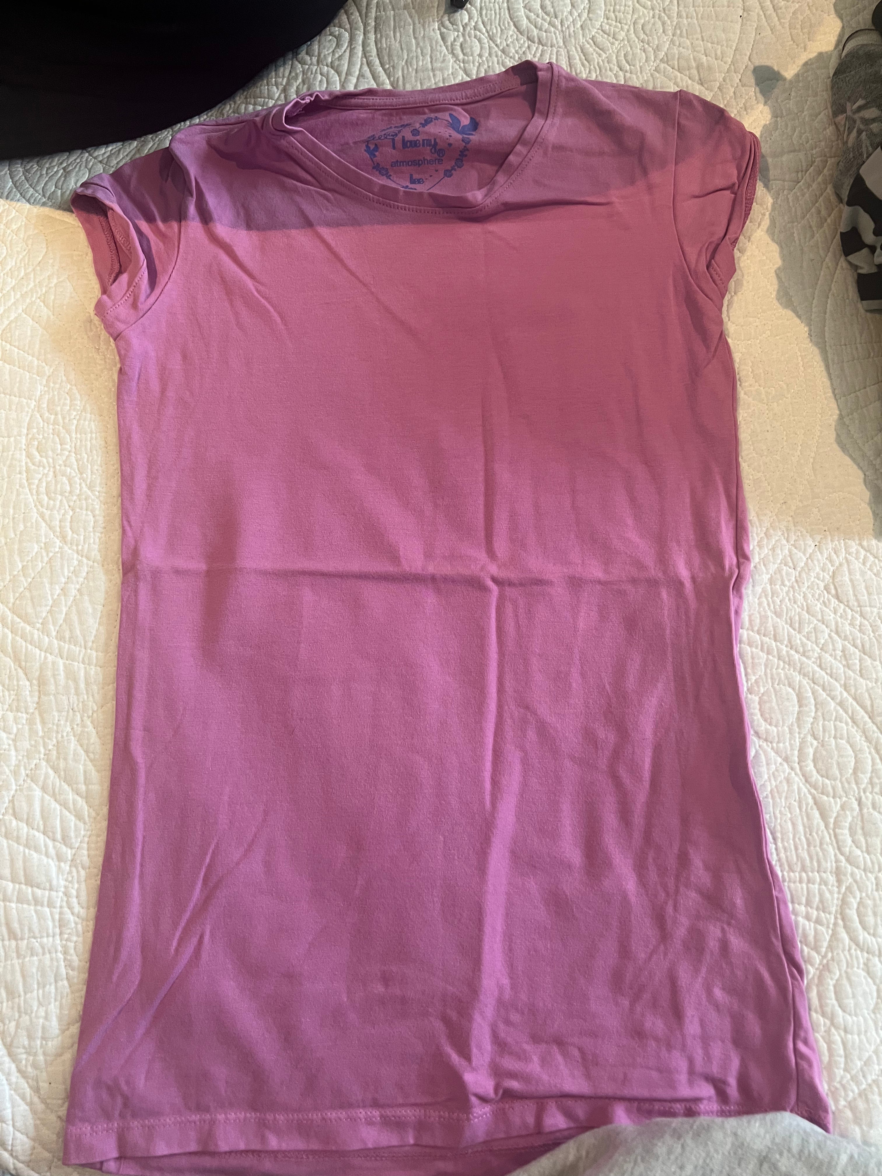 Pink fitted top