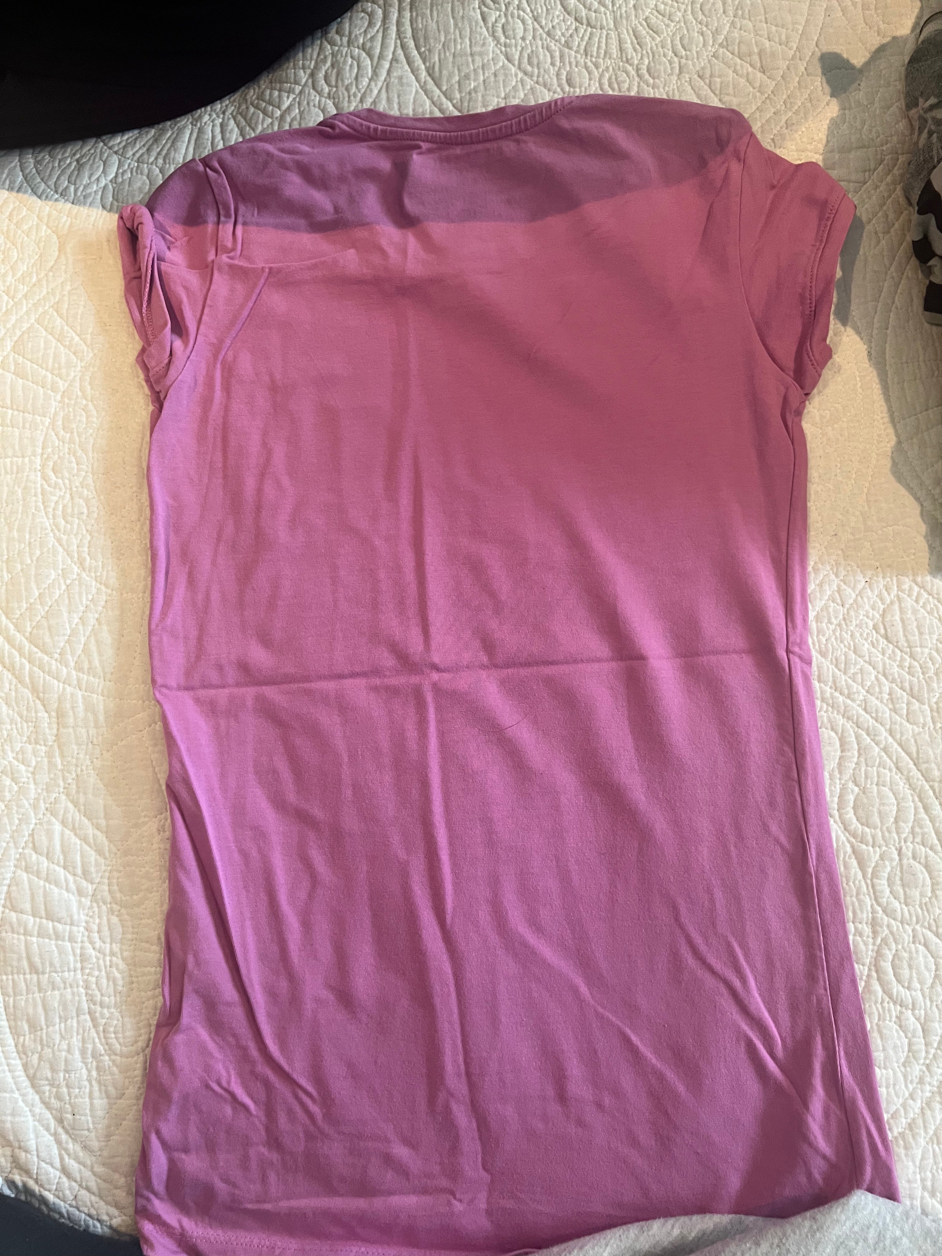 Pink fitted top