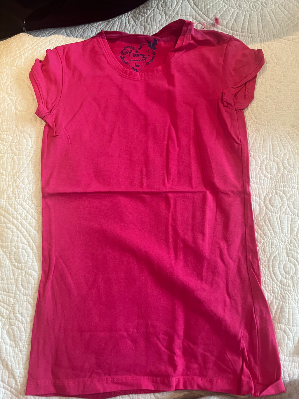 Pink fitted top