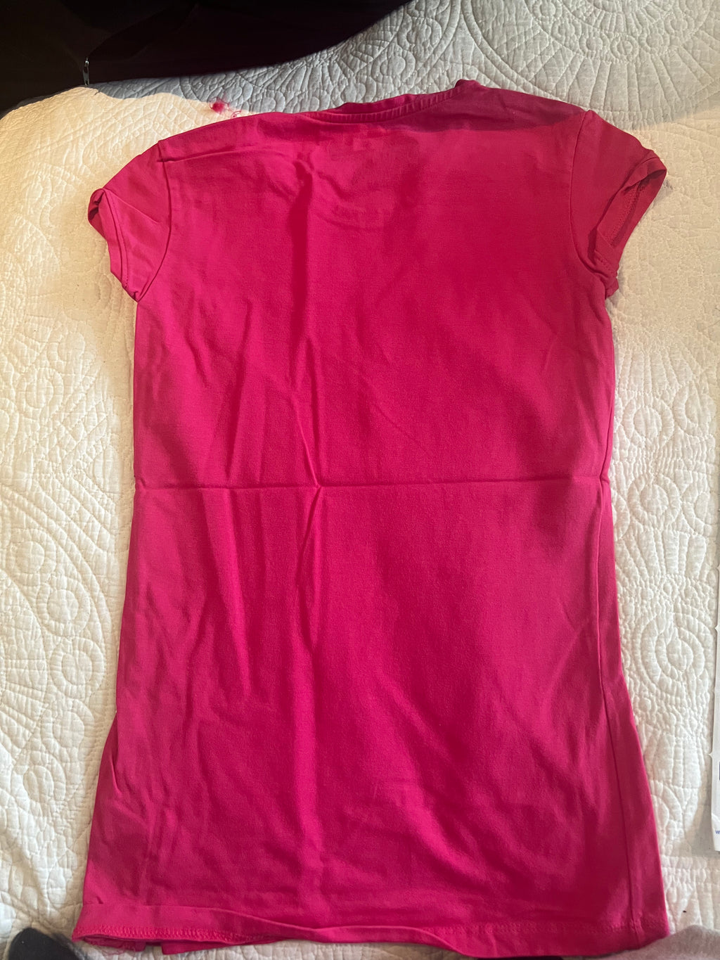 Pink fitted top