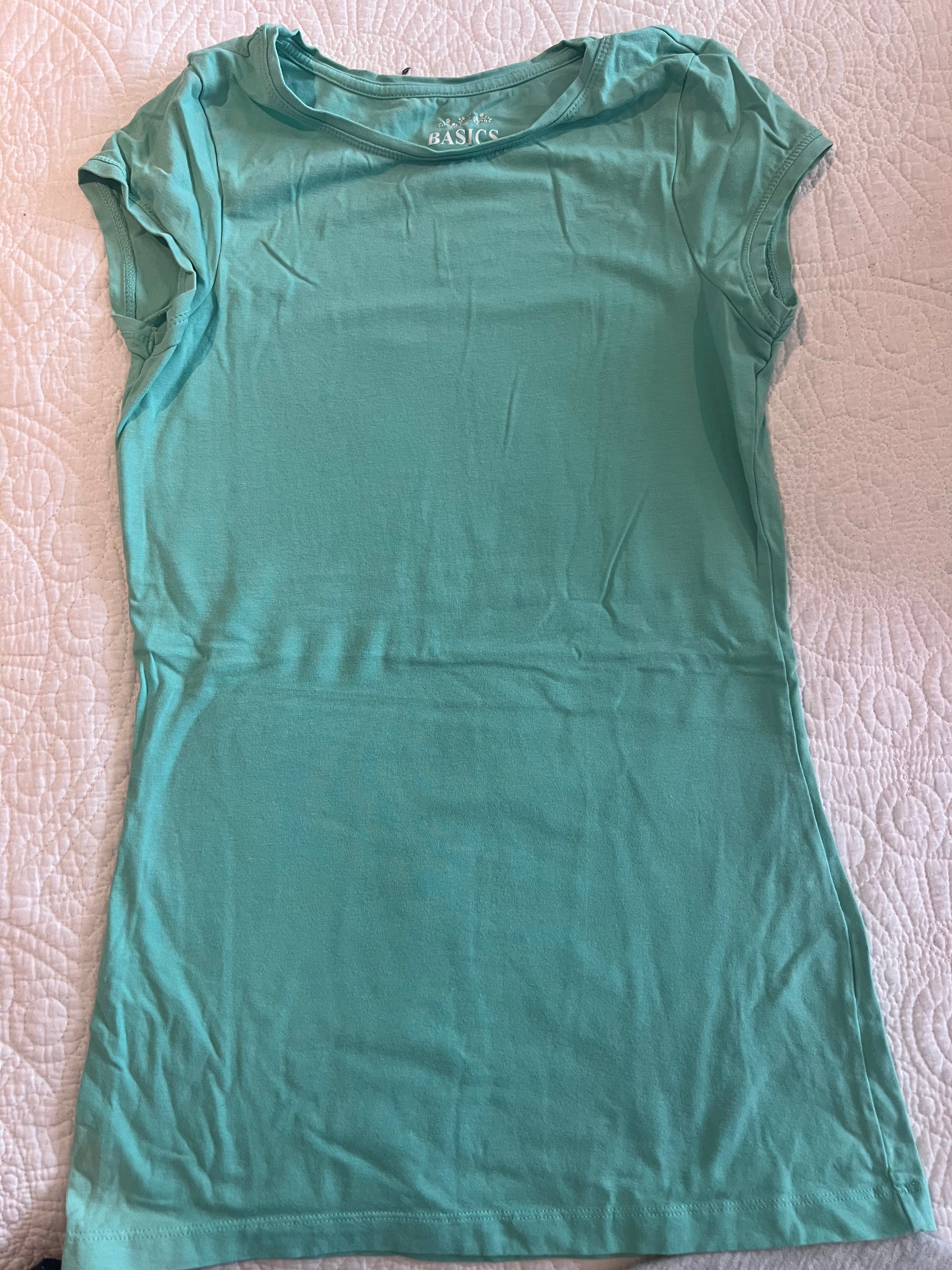 Blue fitted top