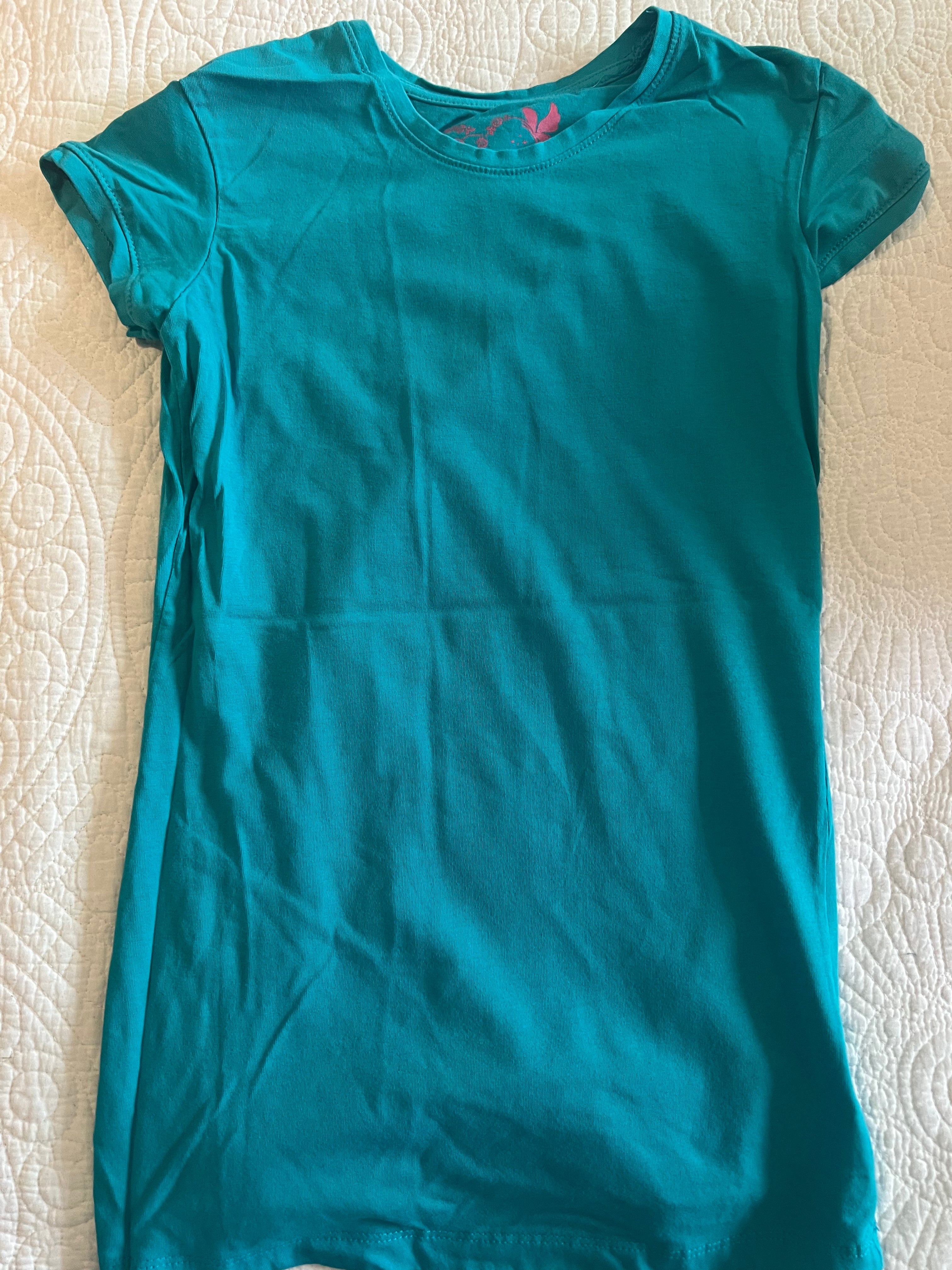Blue fitted top
