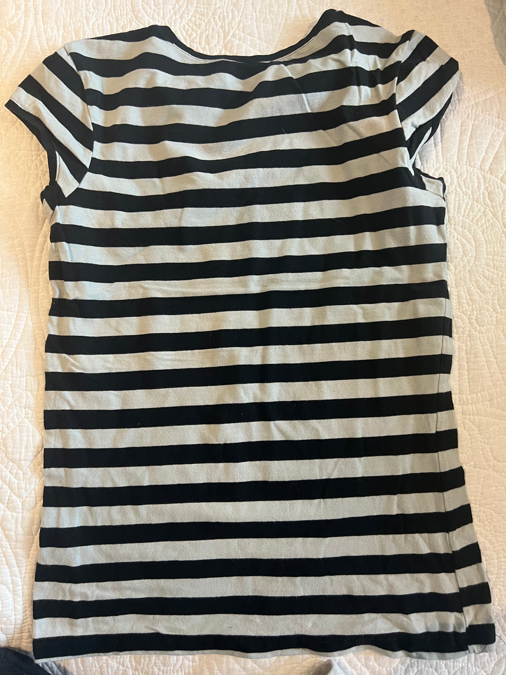 Stripy fitted top