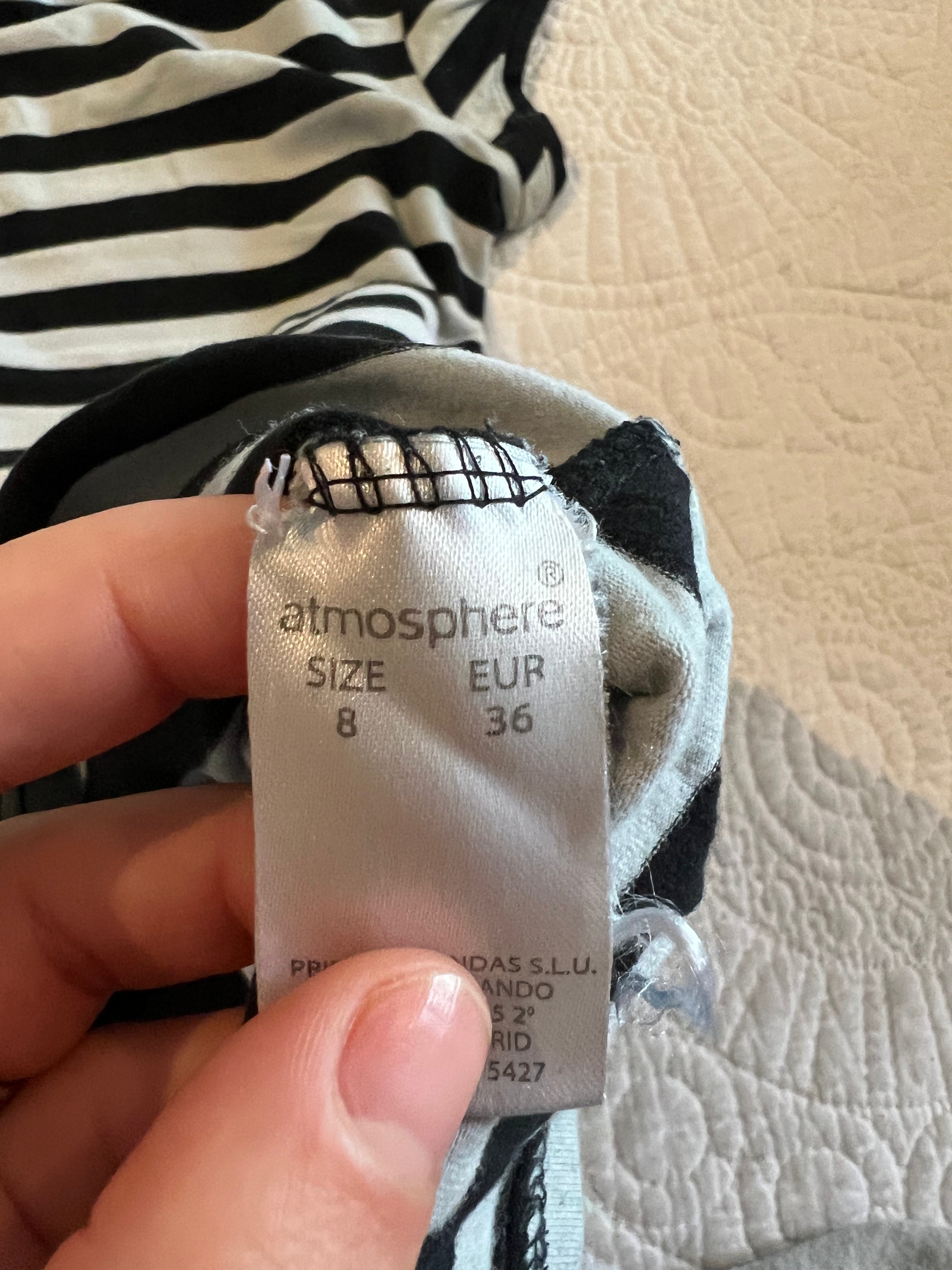 Stripy fitted top