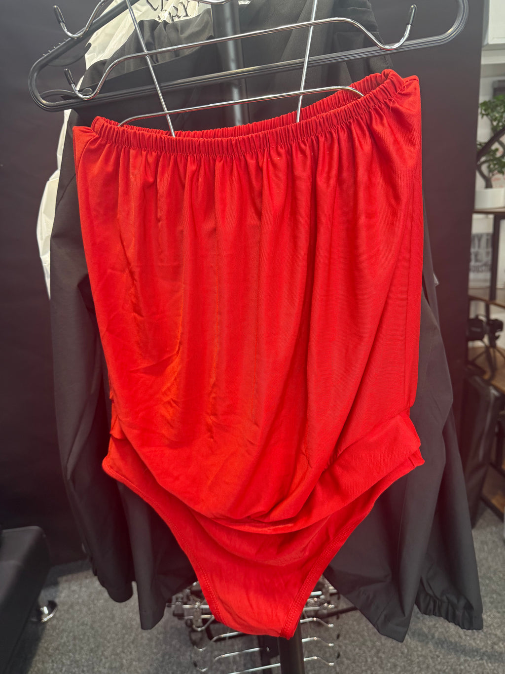Brand new Red strapless swimsuit