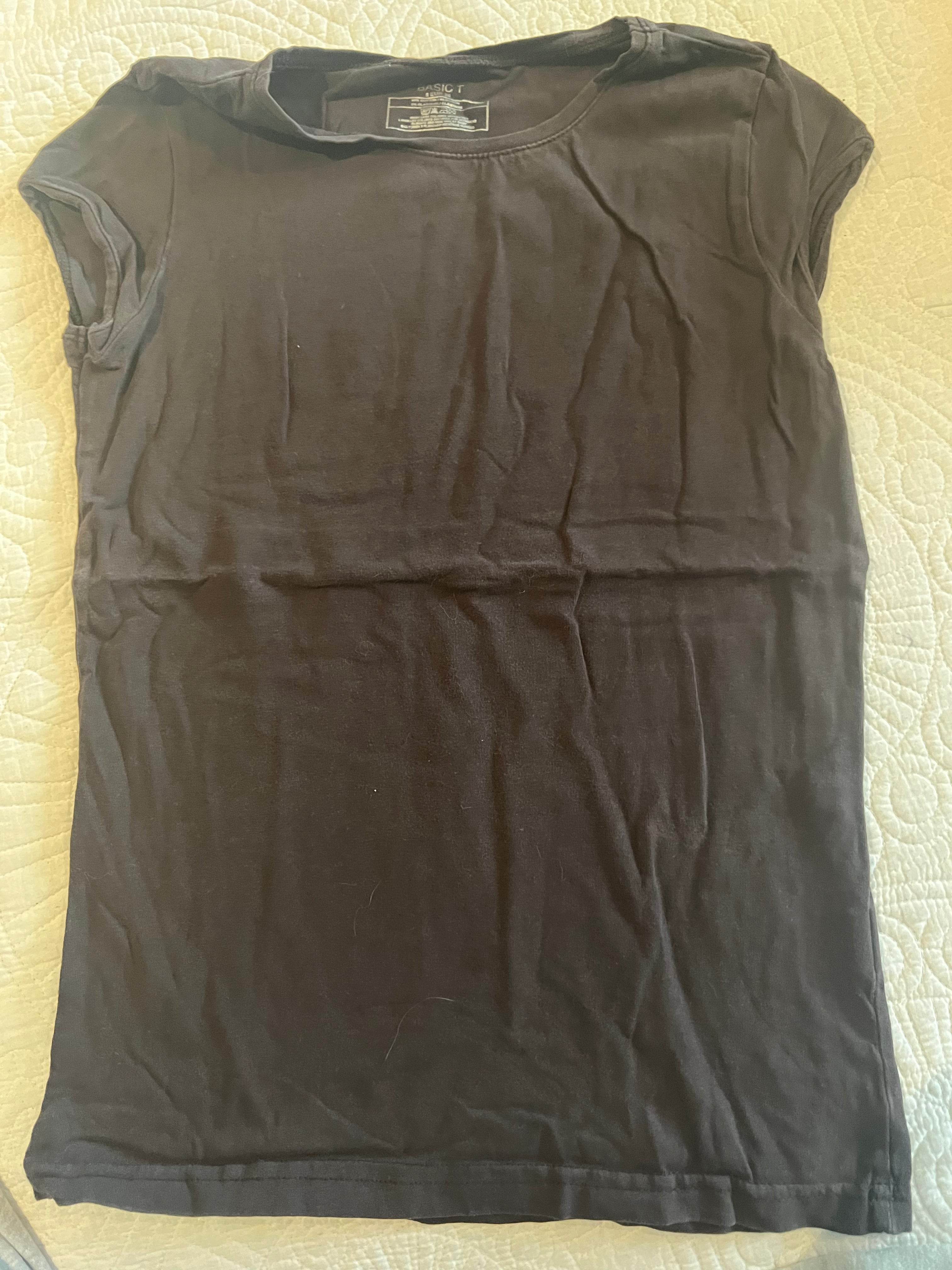 Brown fitted top