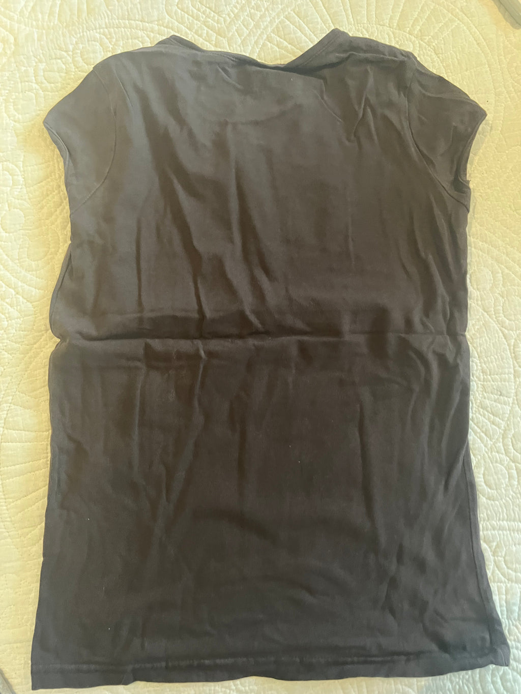 Brown fitted top