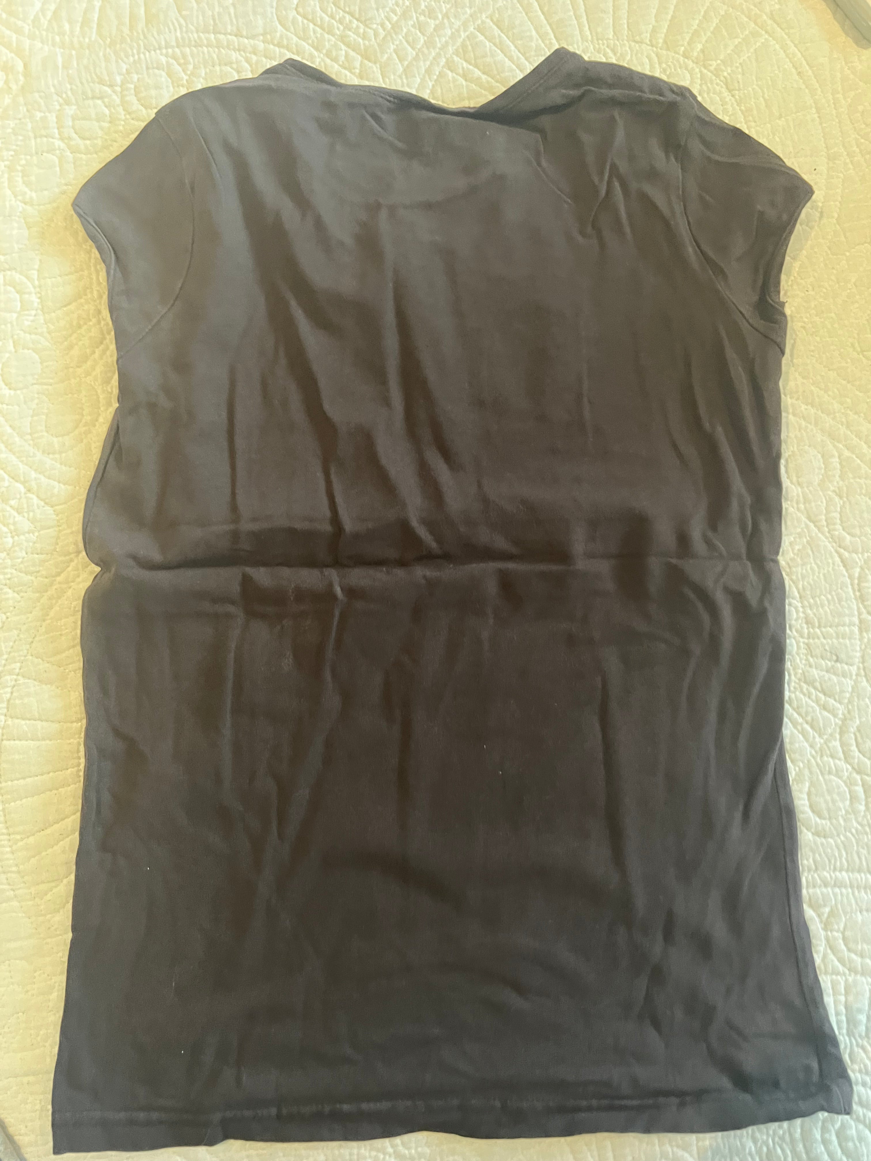 Brown fitted top