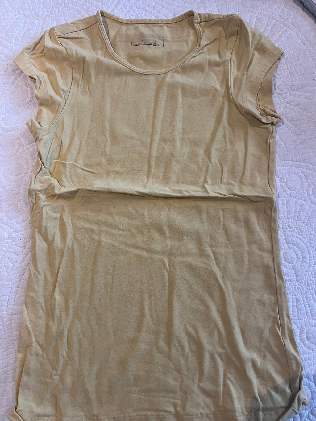 Nude fitted top