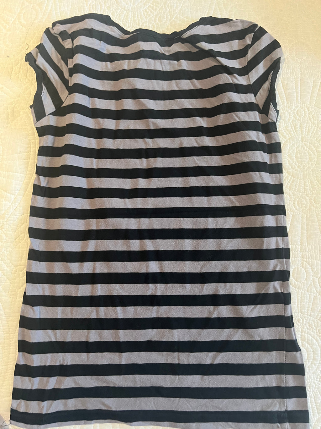 Stripy fitted top