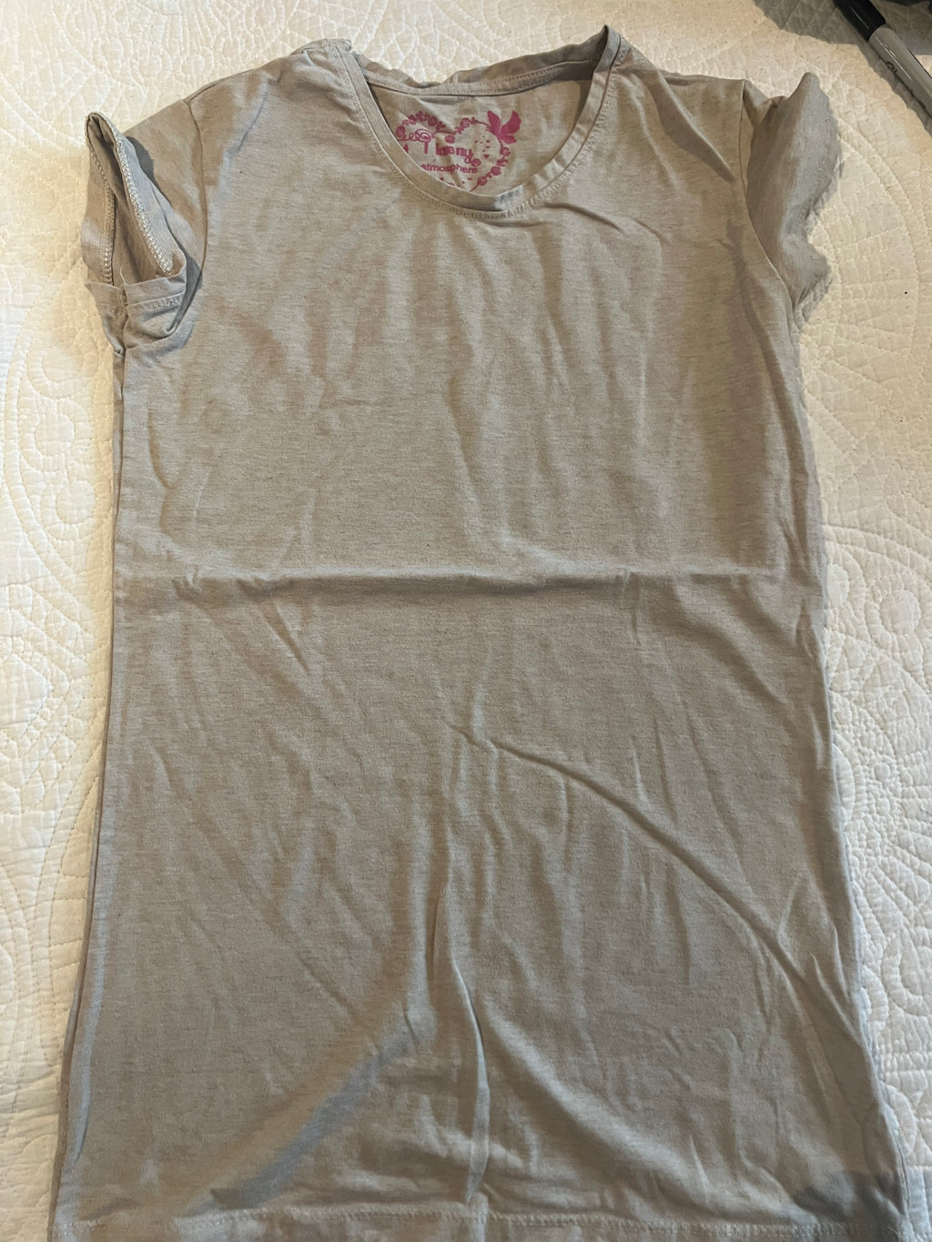 Grey fitted top