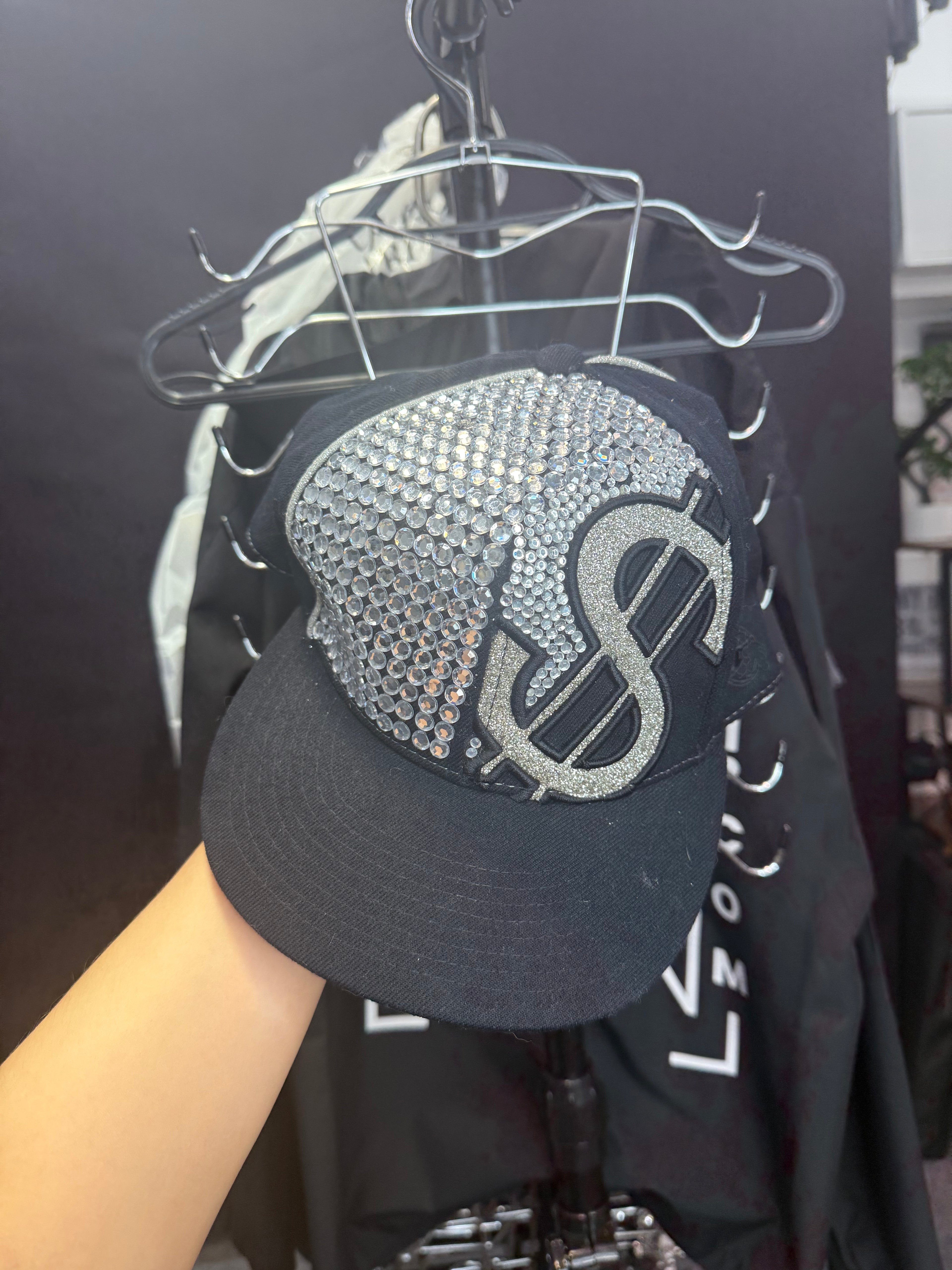 Head global rhinestone hat