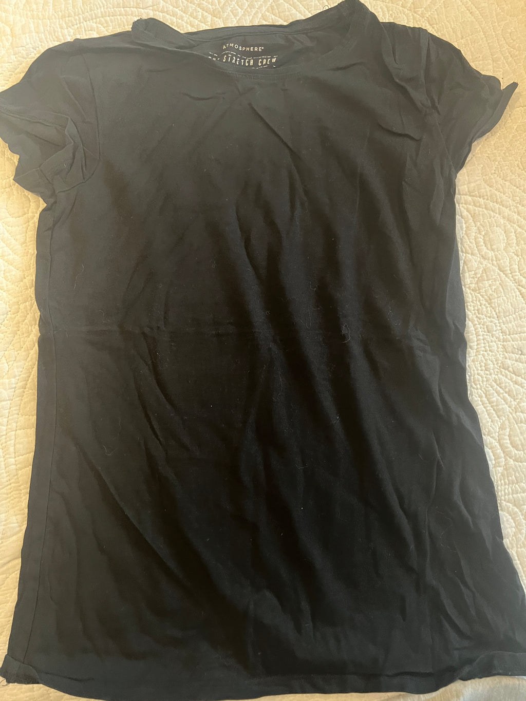 Black fitted top