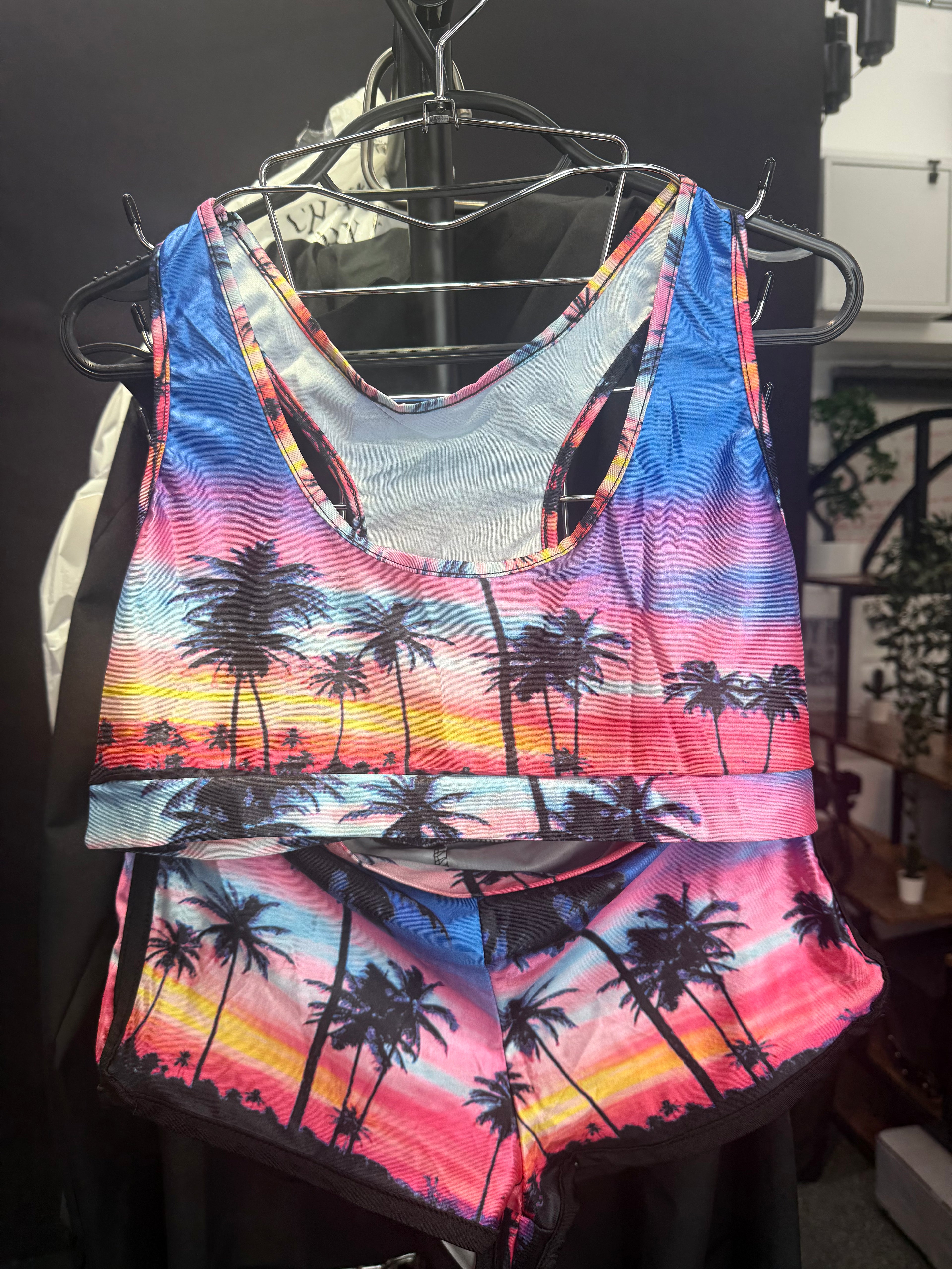 Pajama/lounge set- Shorts and top