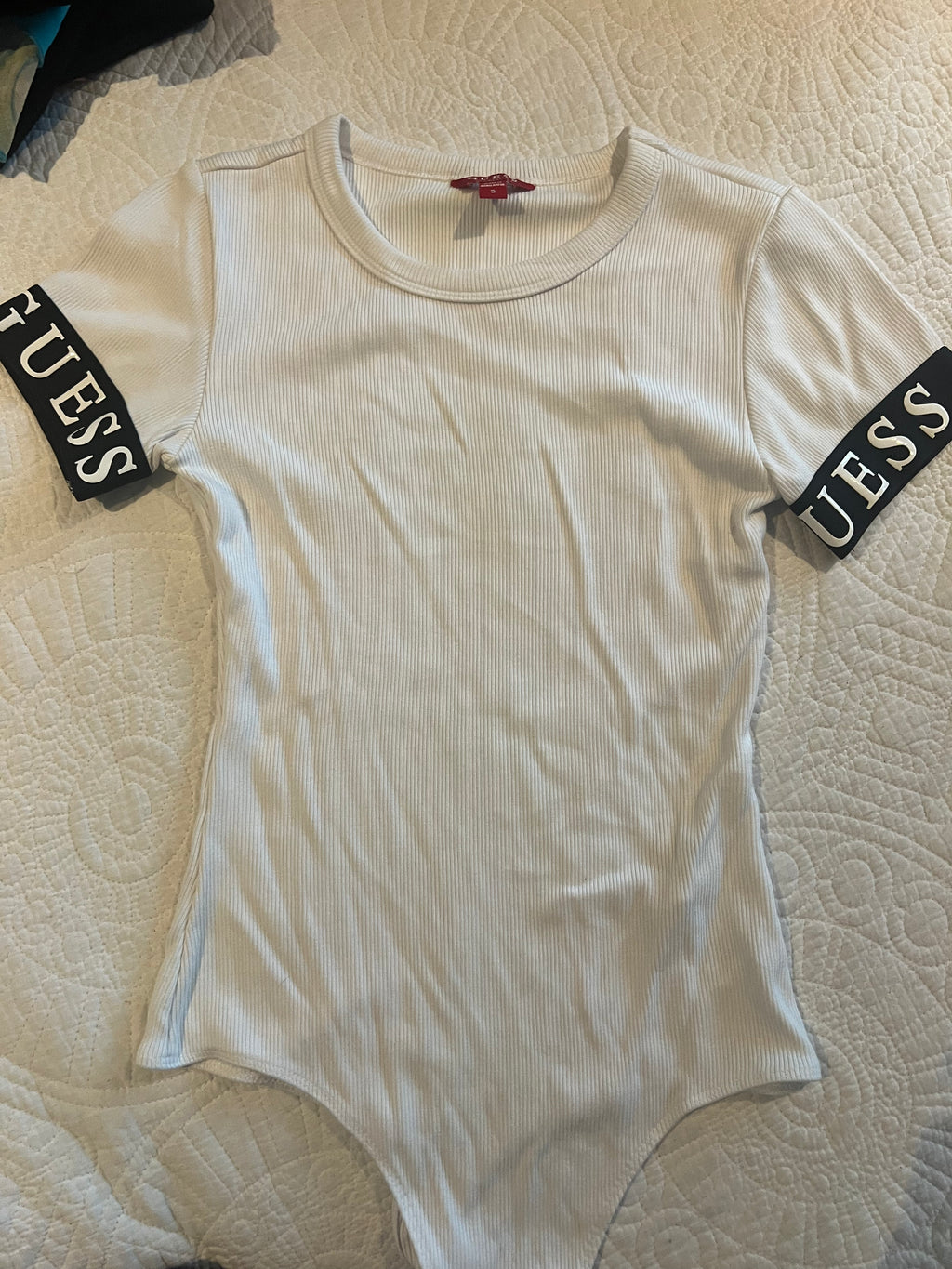 White Guess bodysuit