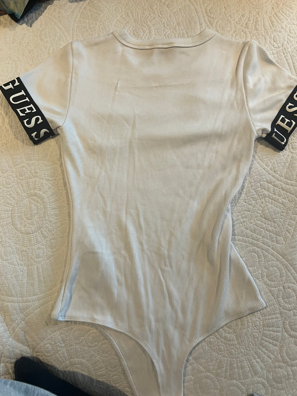 White Guess bodysuit