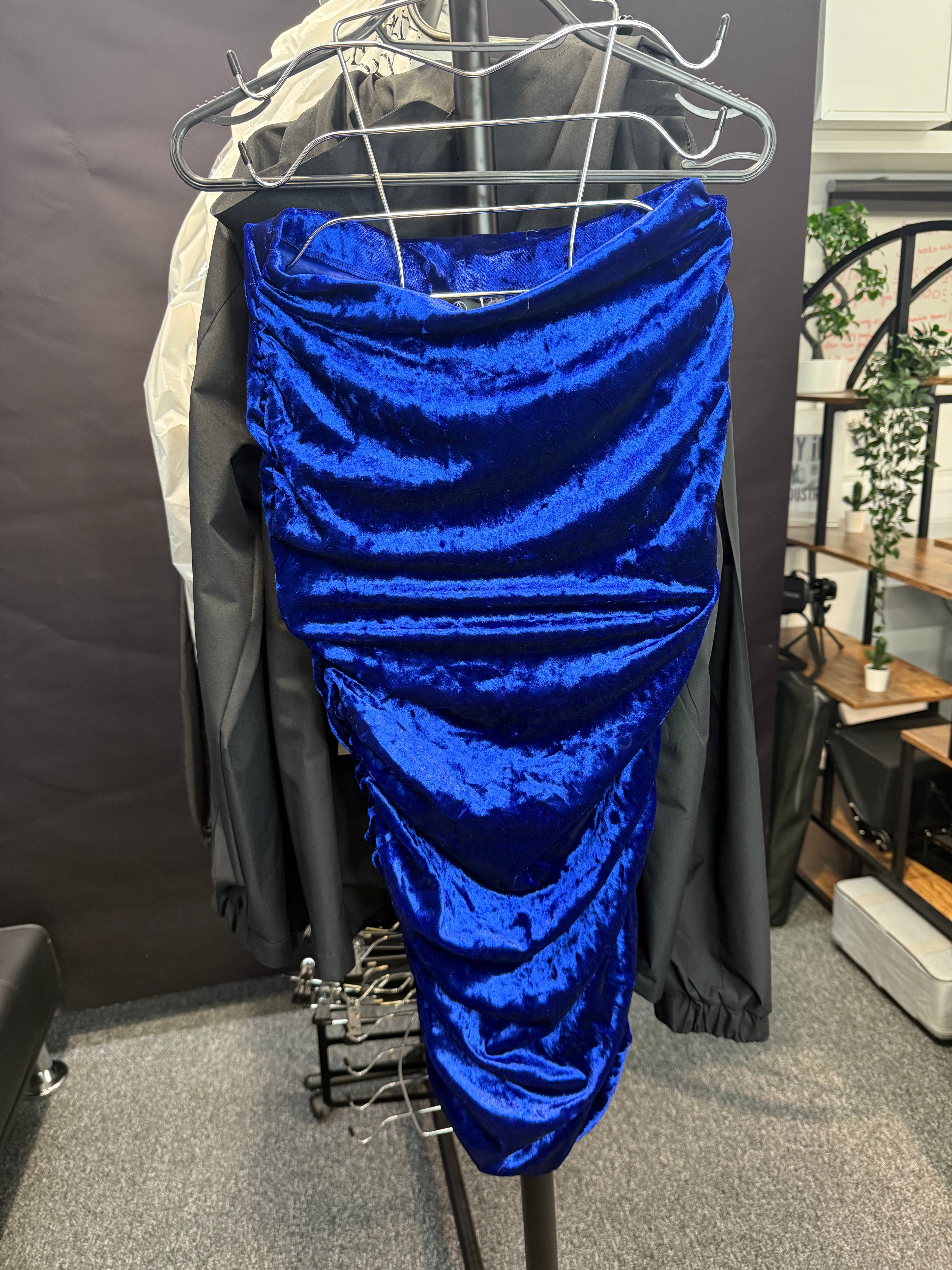Velvet Runched skirt