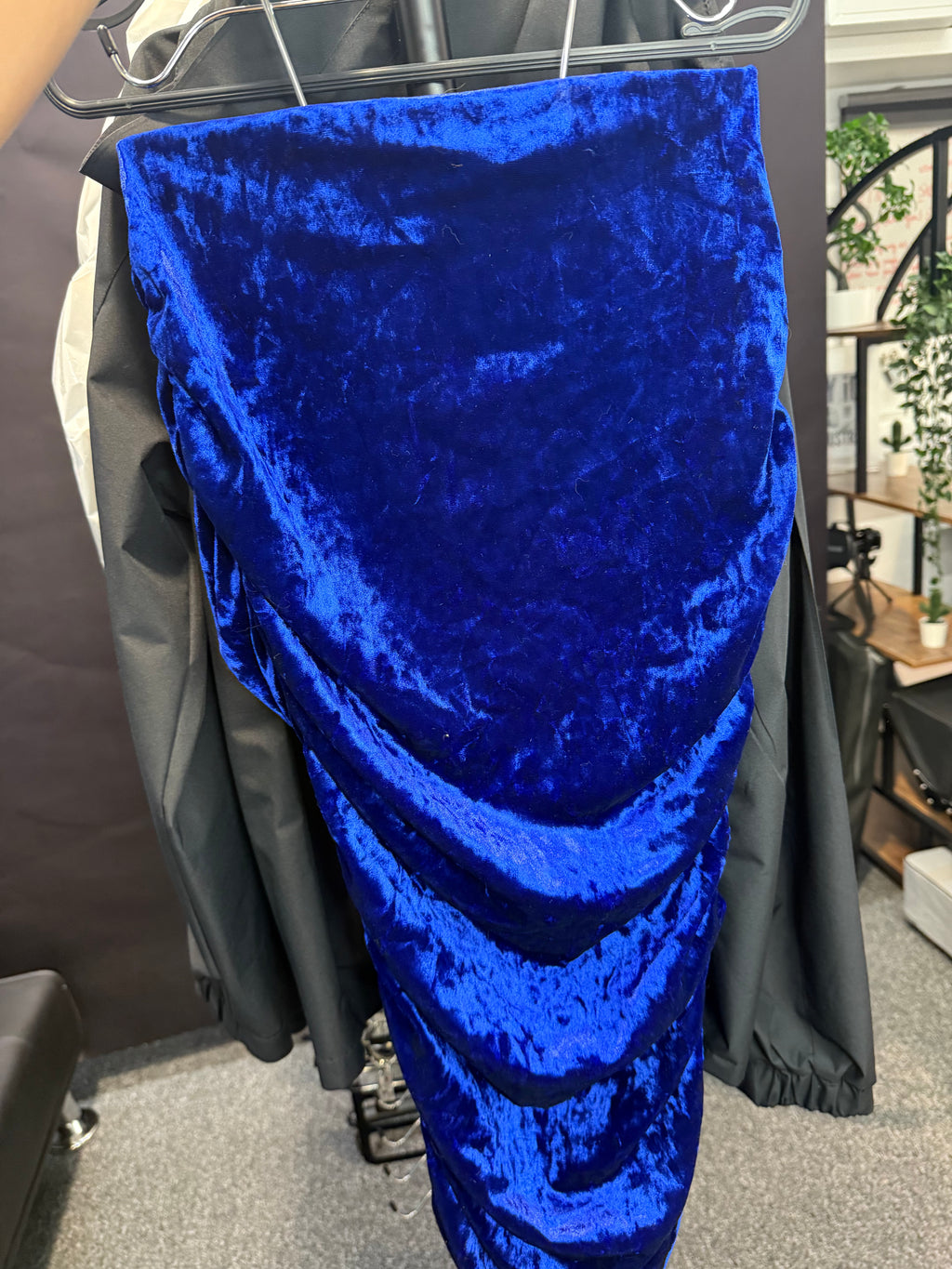 Velvet Runched skirt