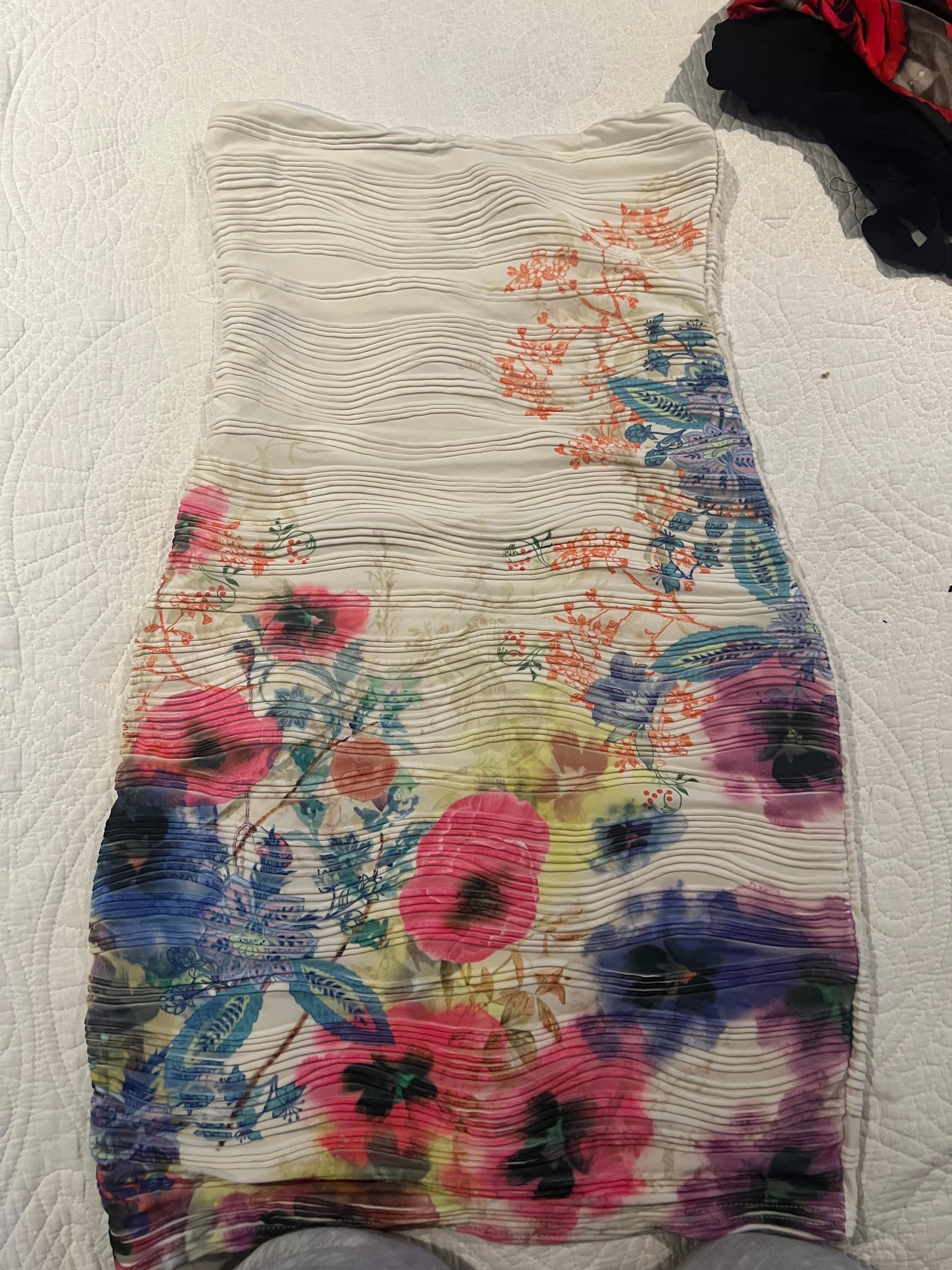 Mini flower print dress