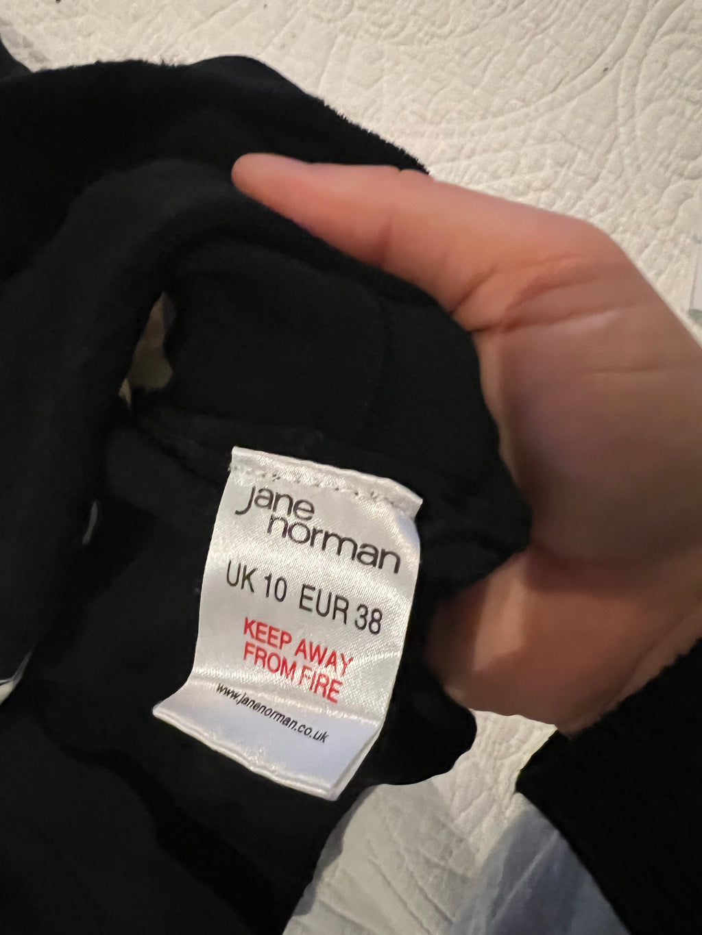 Black/white Jane Norman dress