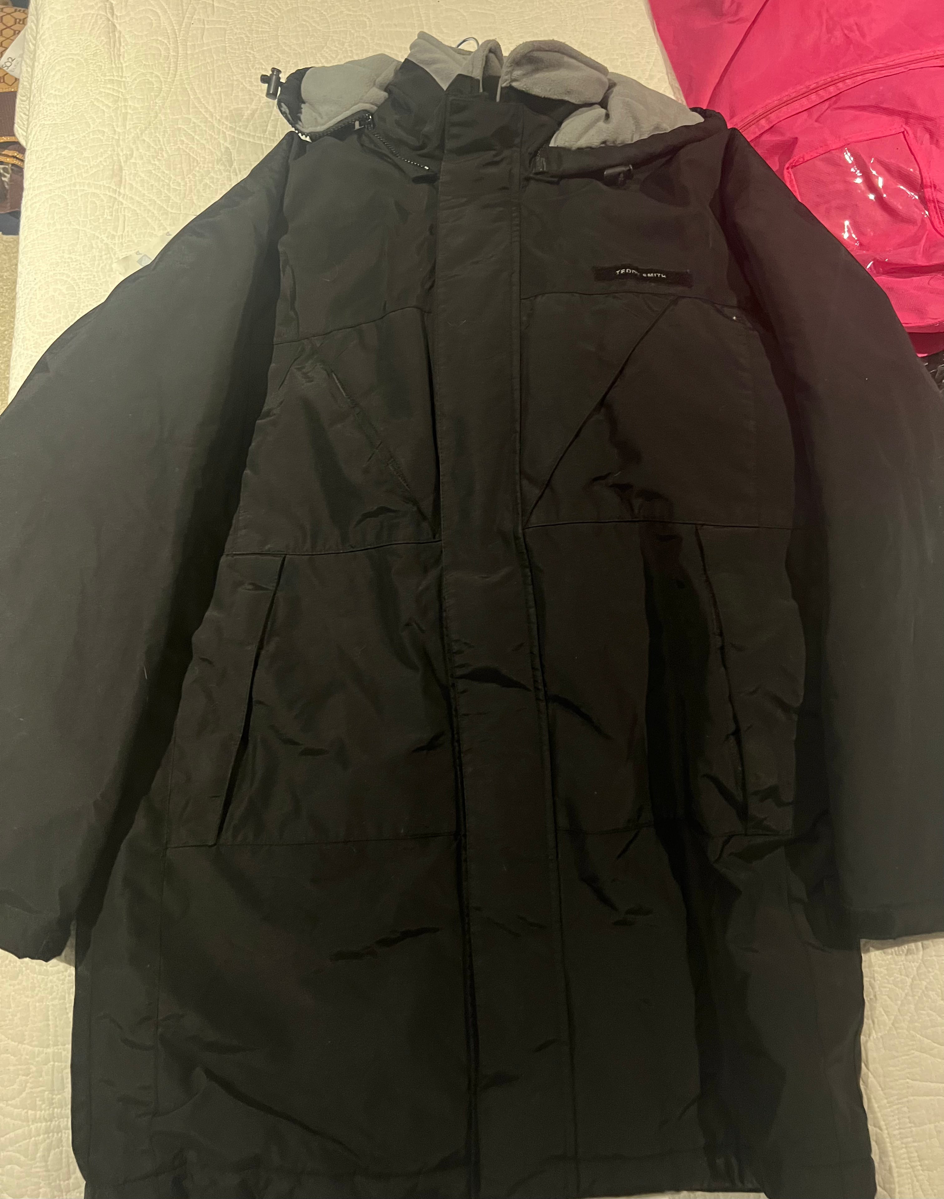 Long black coat