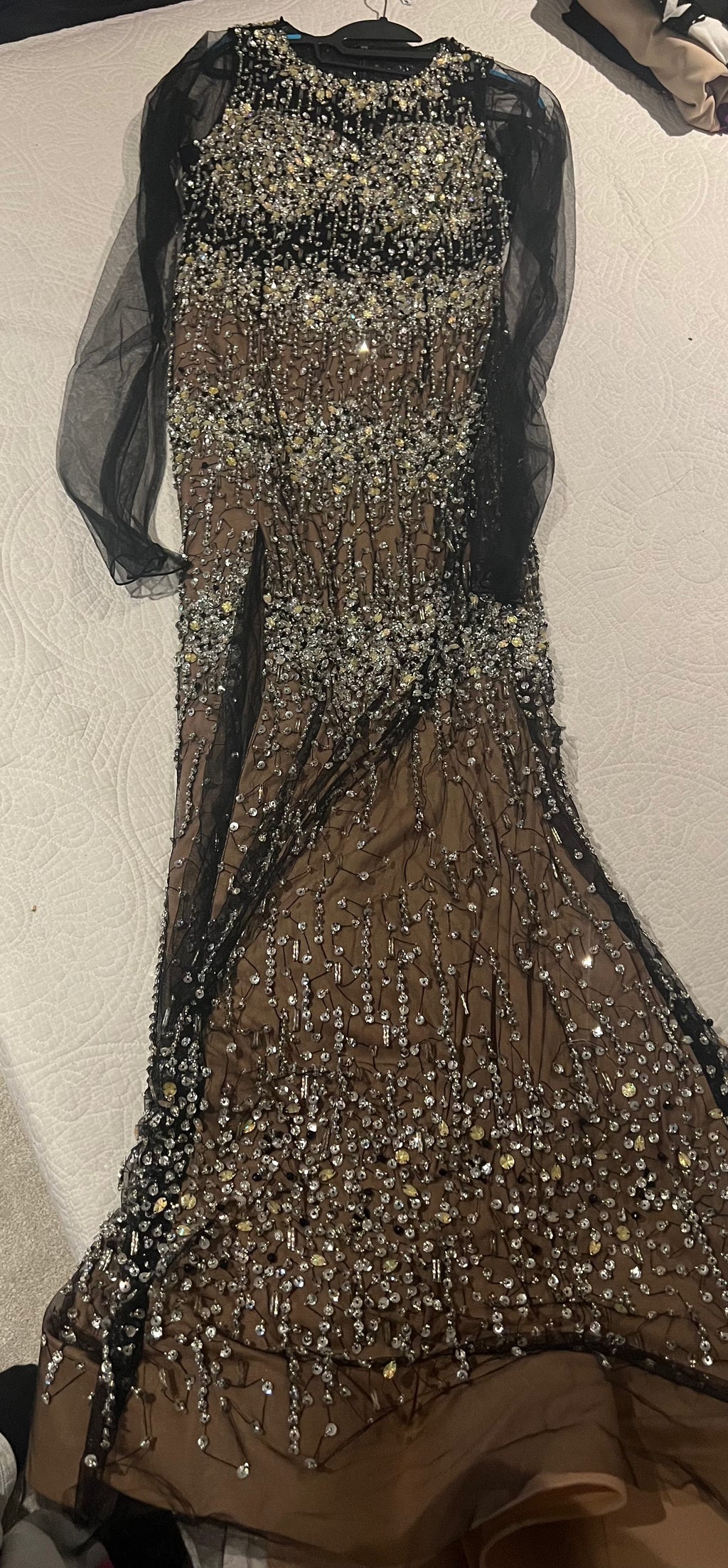Maxi embroidery gown