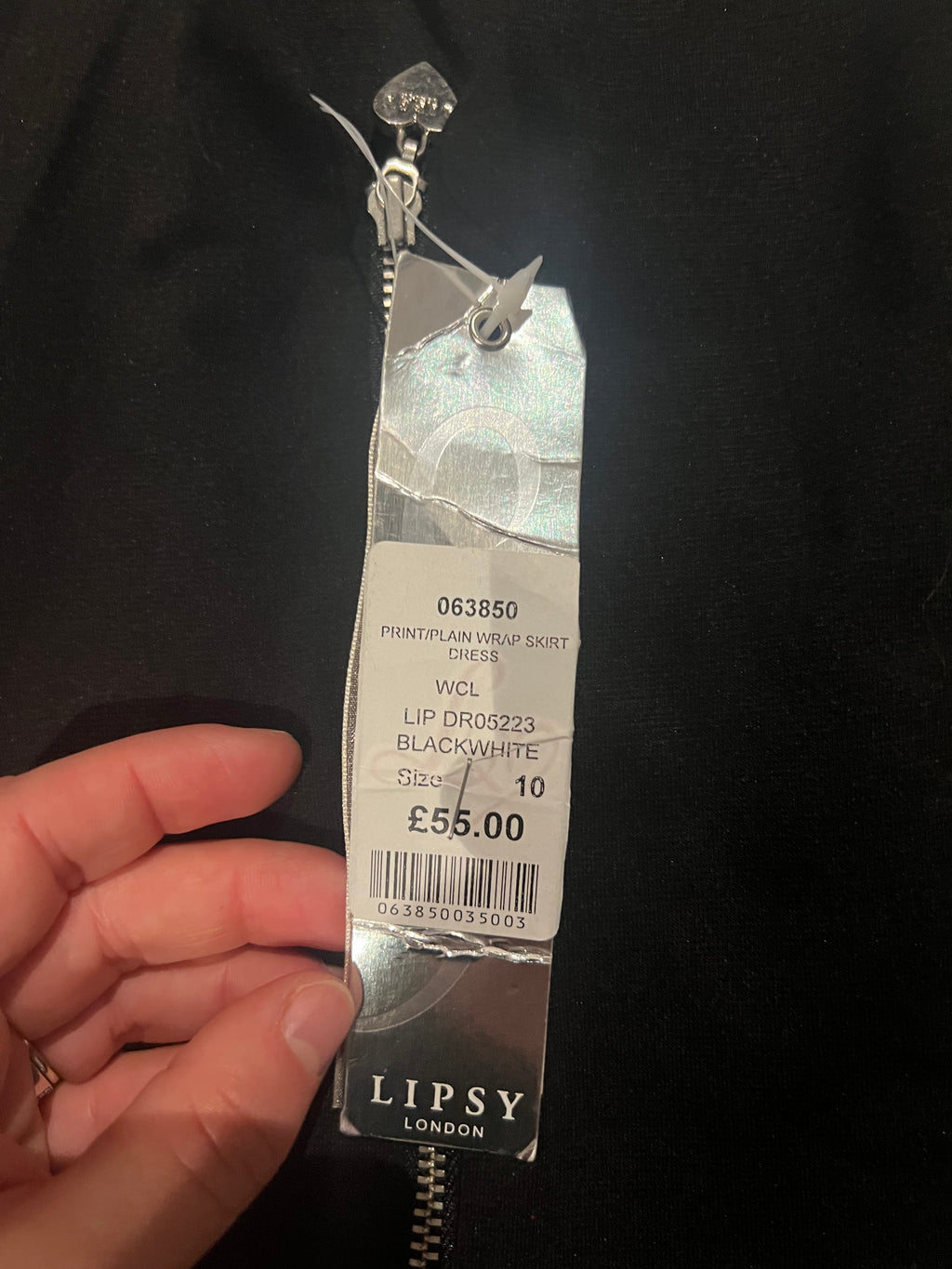 Black Lipsy mini dress