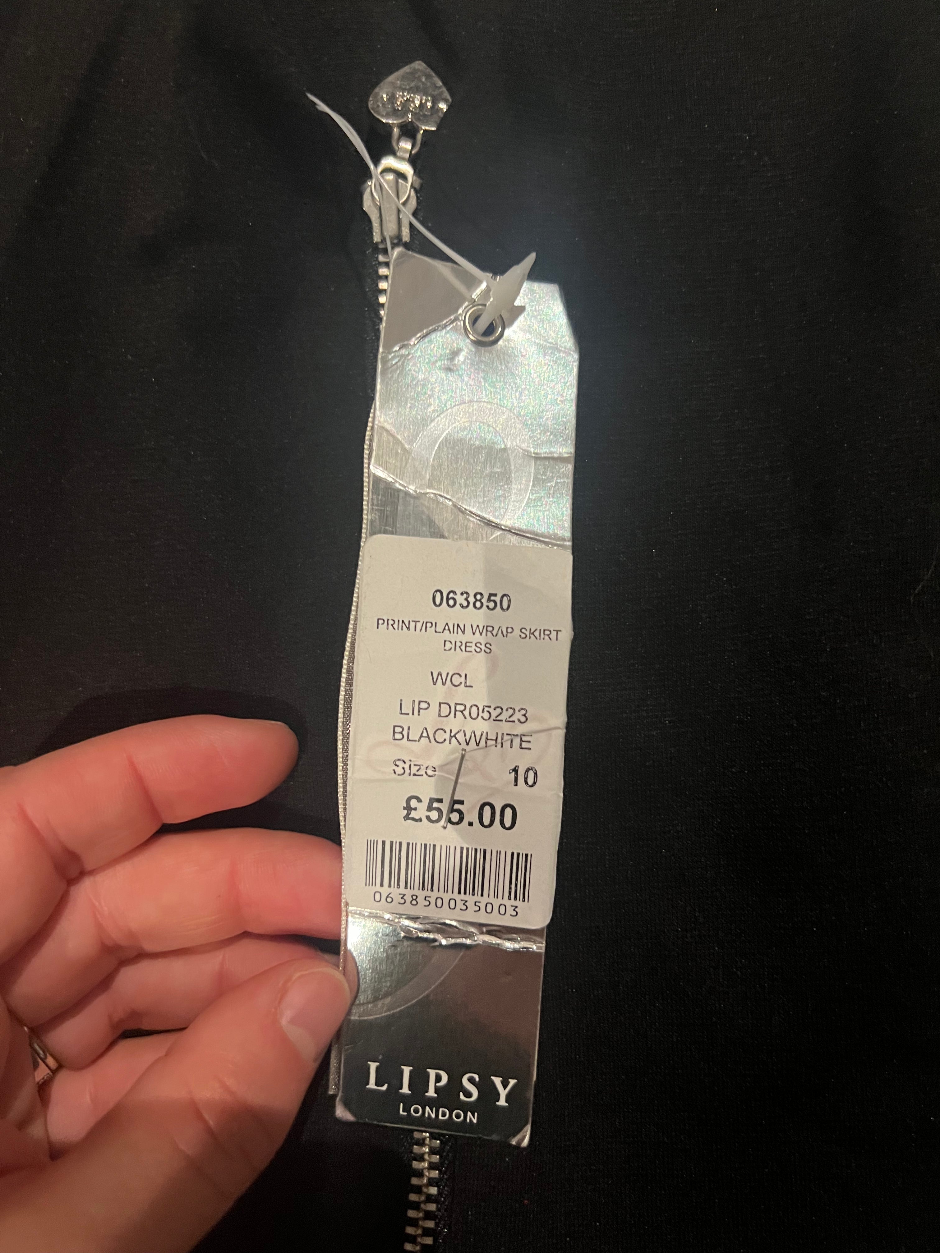 Black Lipsy mini dress
