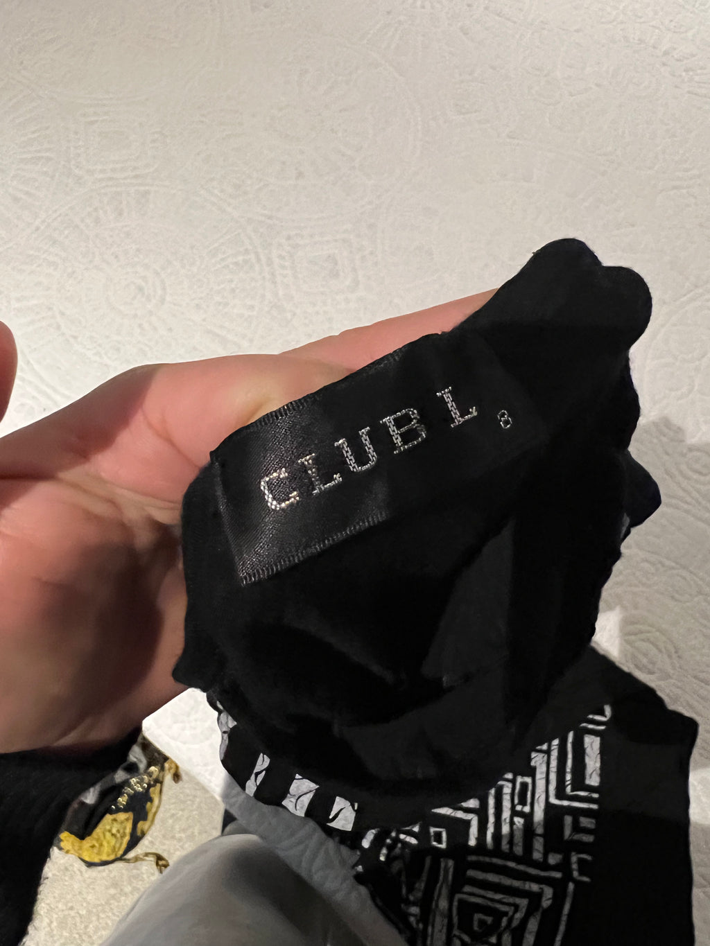 Black Club L maxi dress
