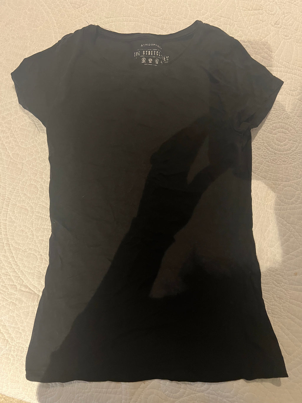 Black fitted top