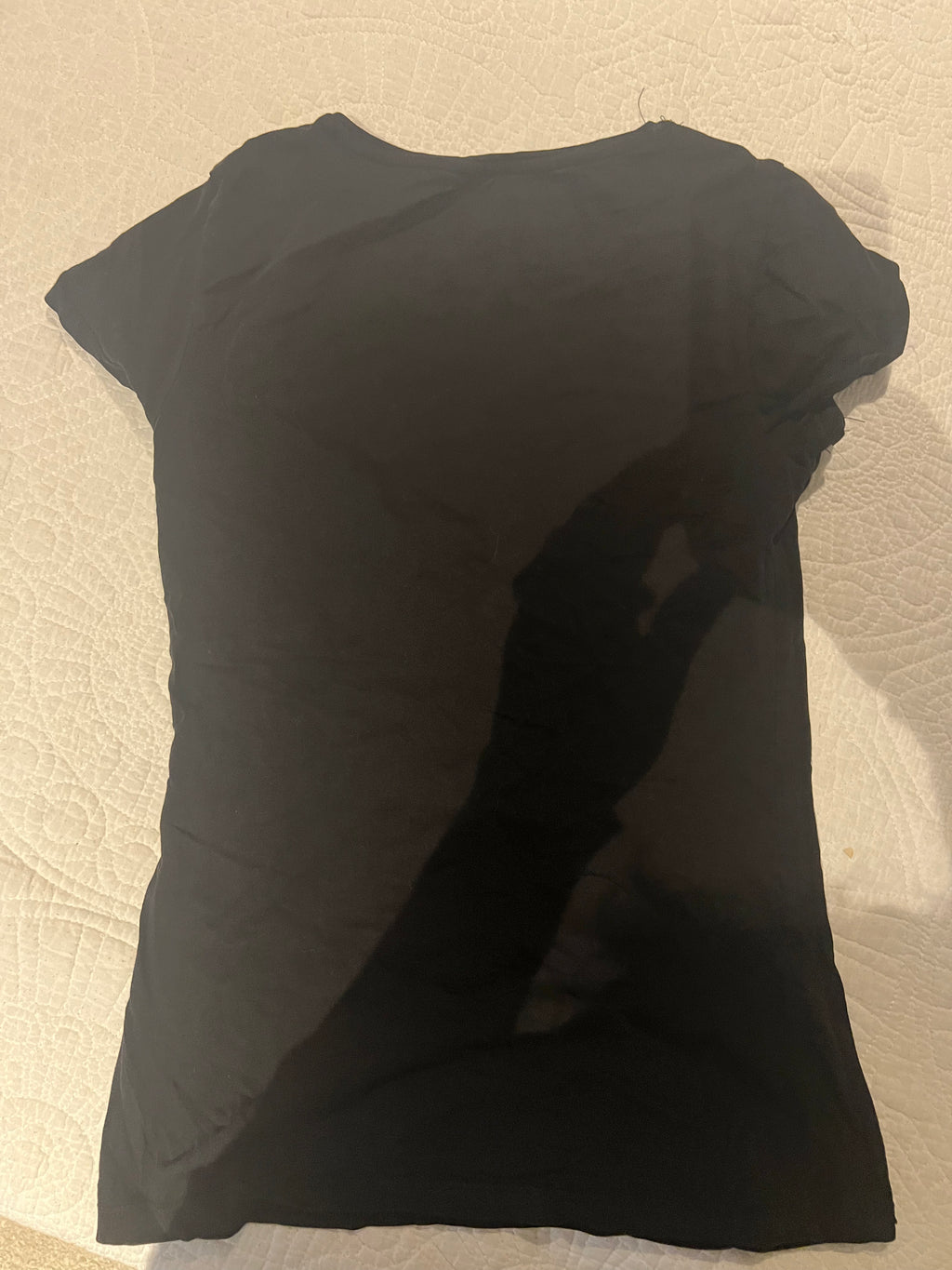 Black fitted top