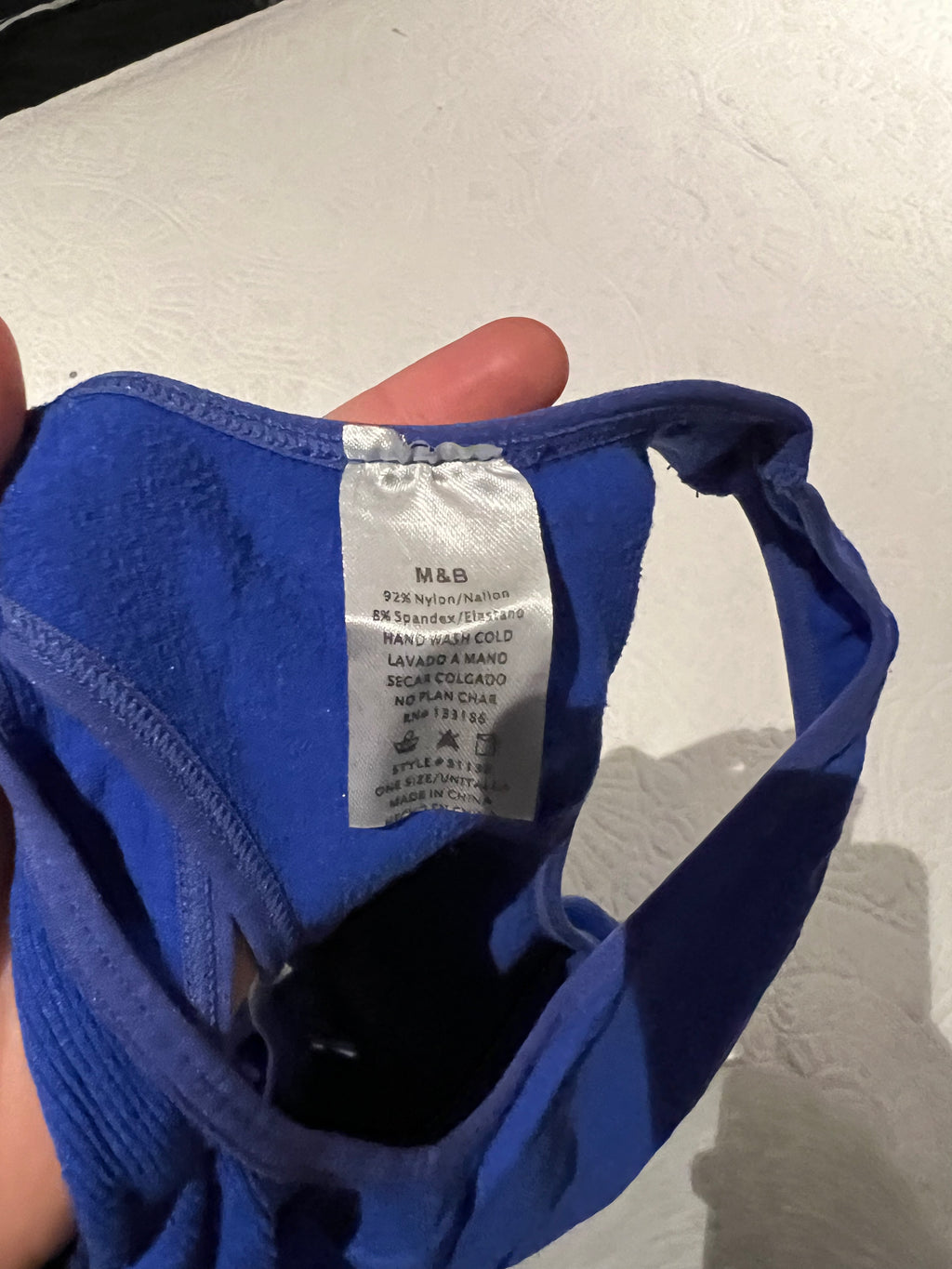 Blue vest