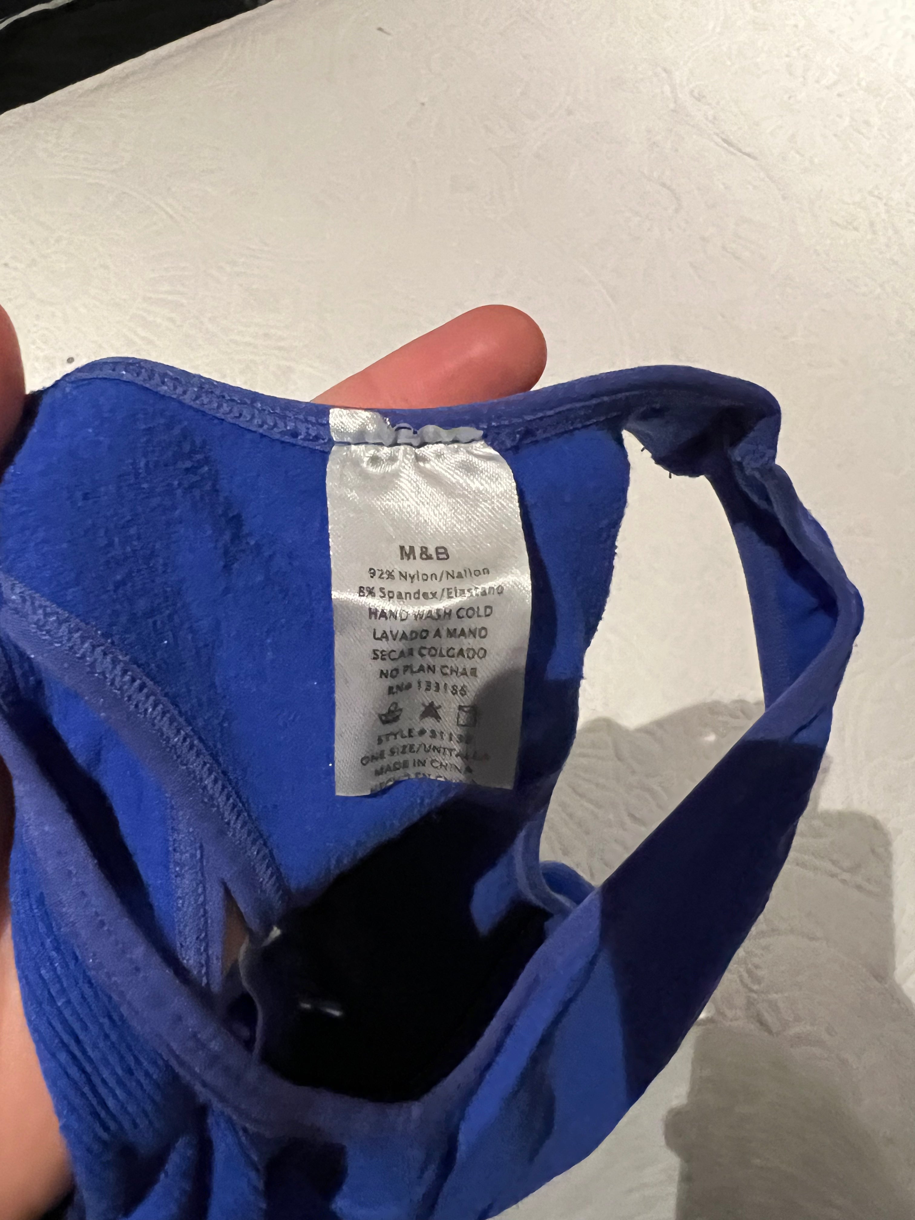 Blue vest