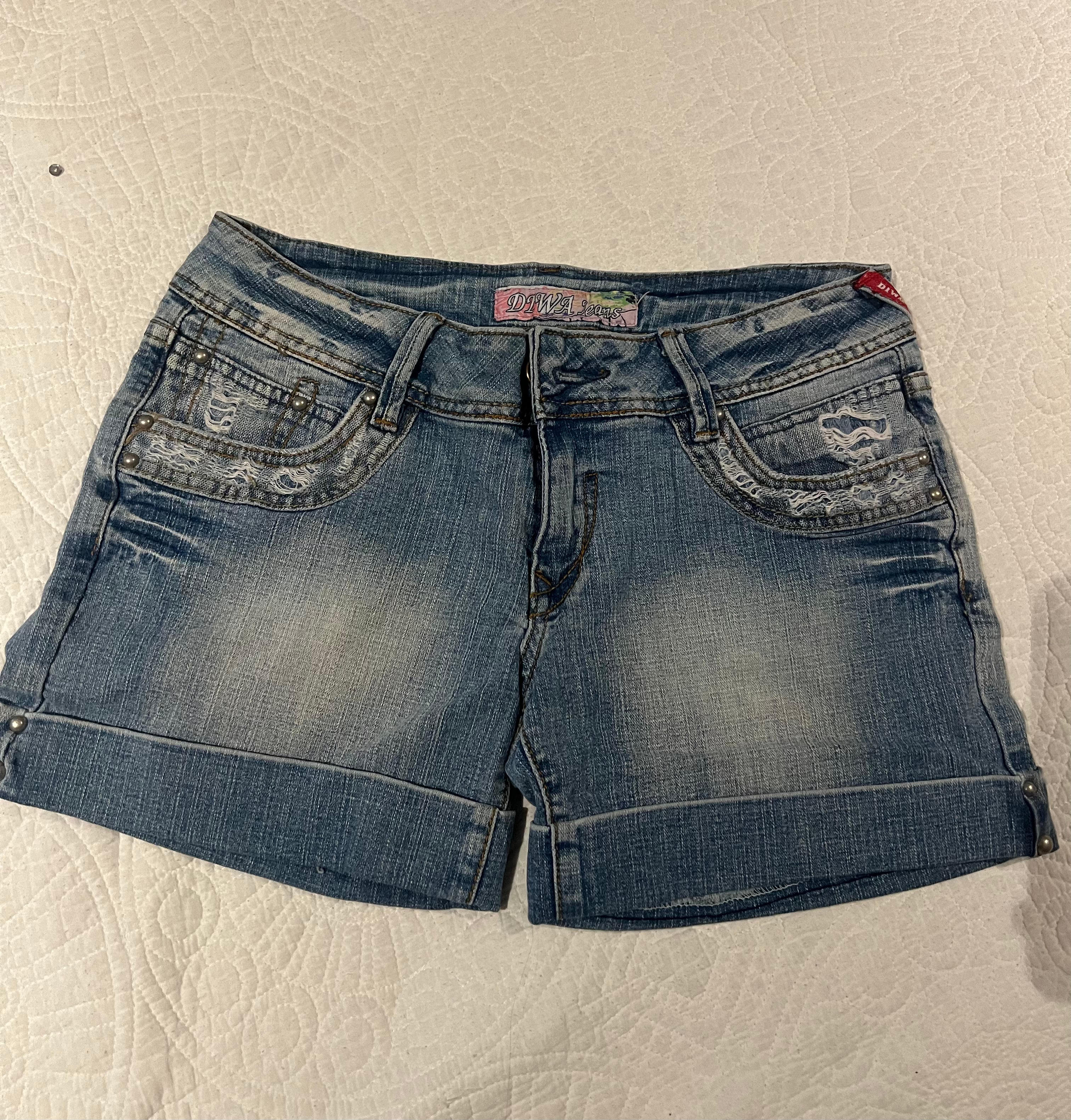 Denim shorts