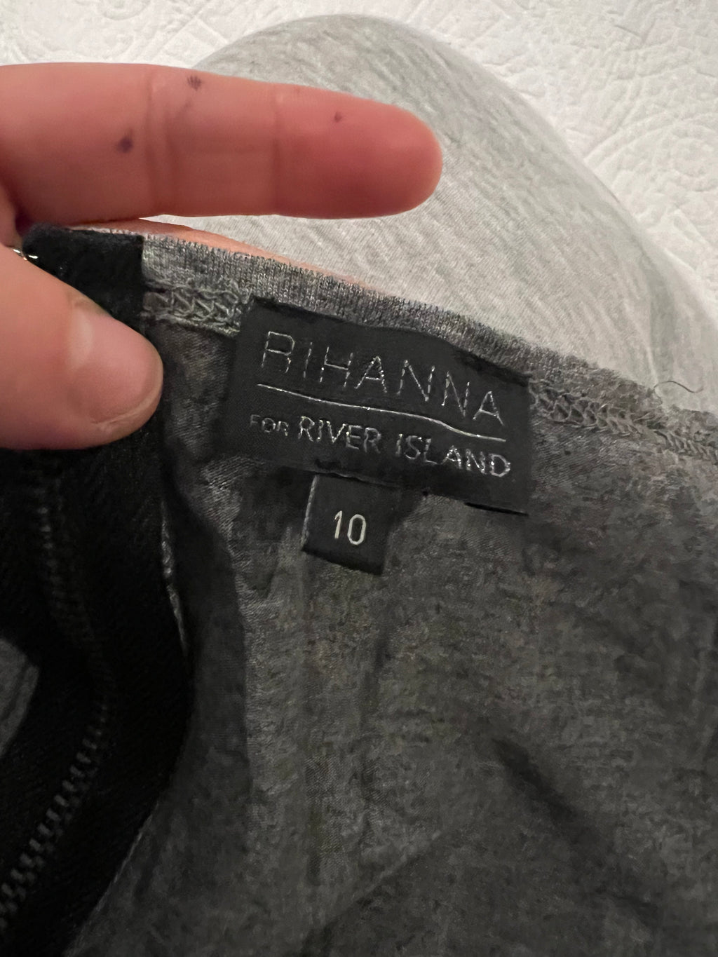 Grey crop top