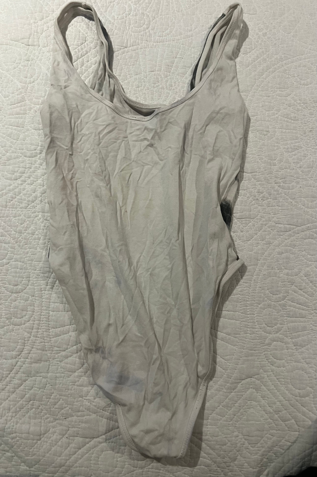 White vest bodysuit