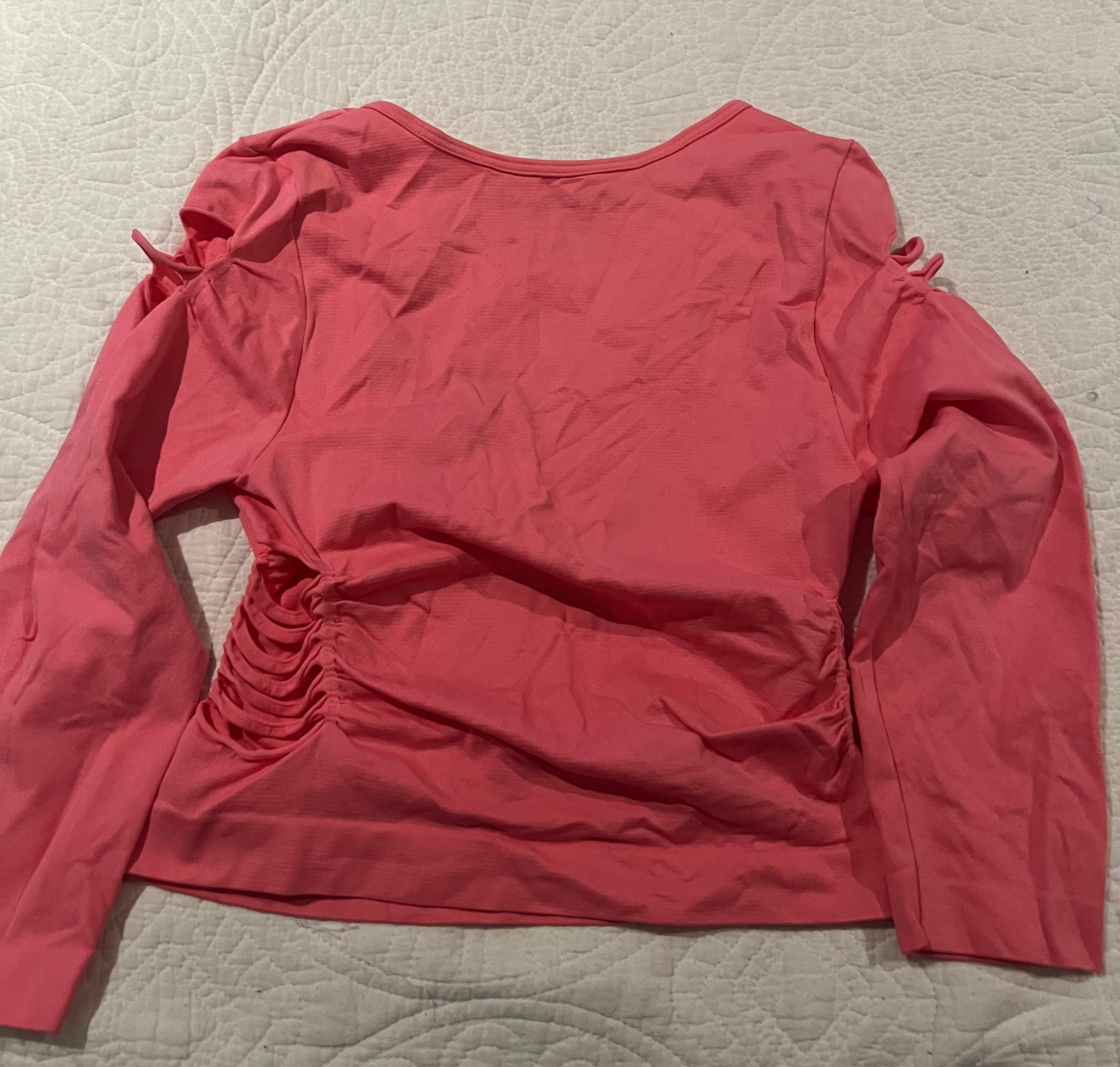 Long sleeve pink top