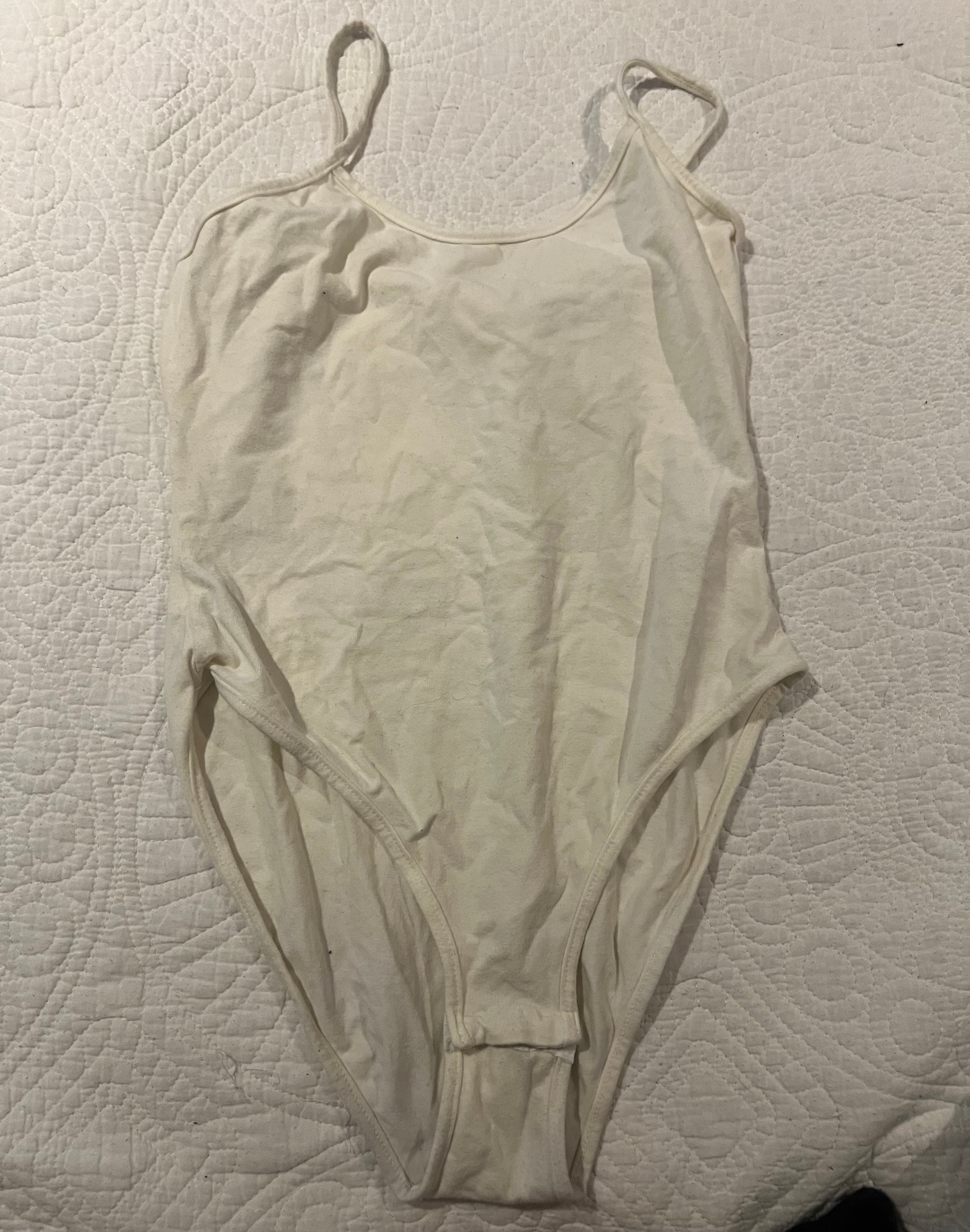 White vest bodysuit