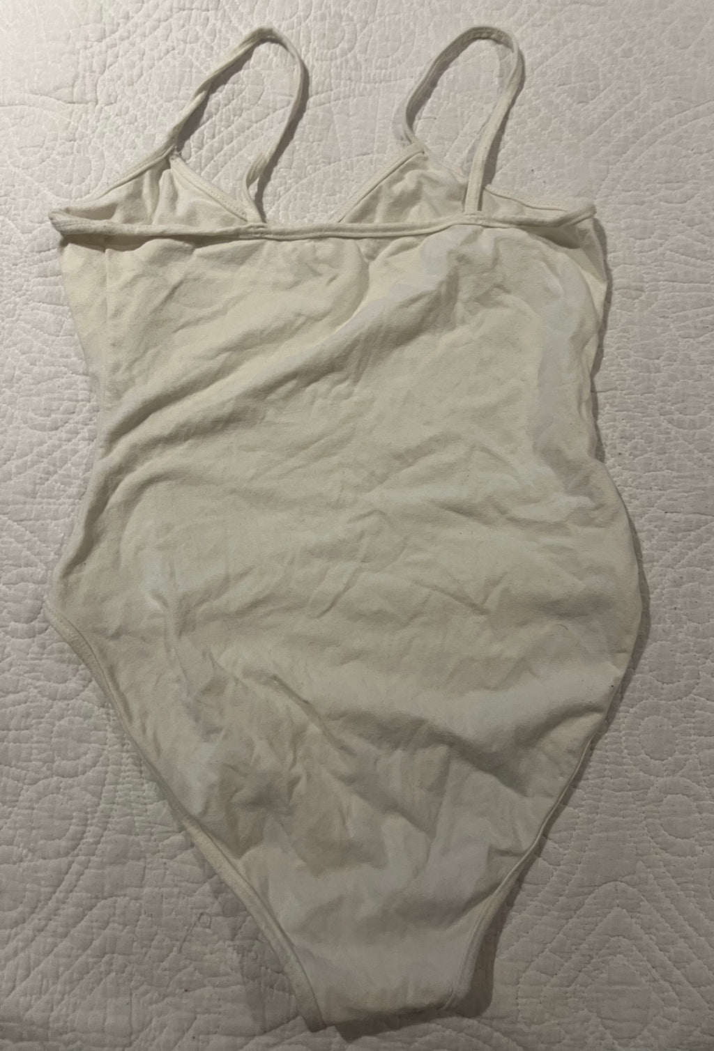 White vest bodysuit