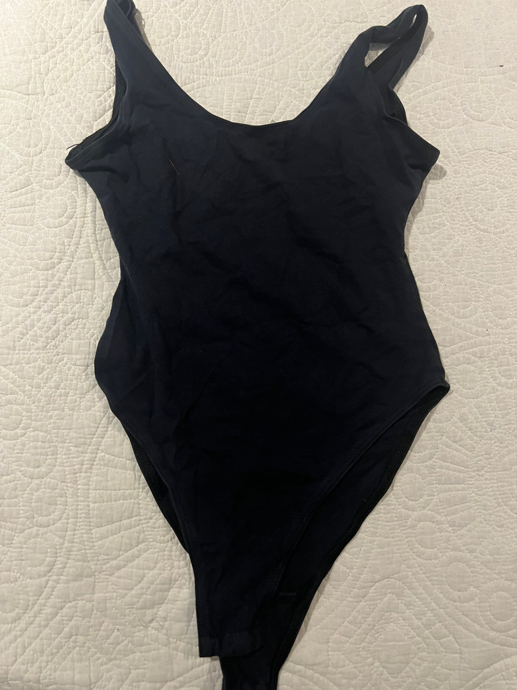Black vest bodysuit