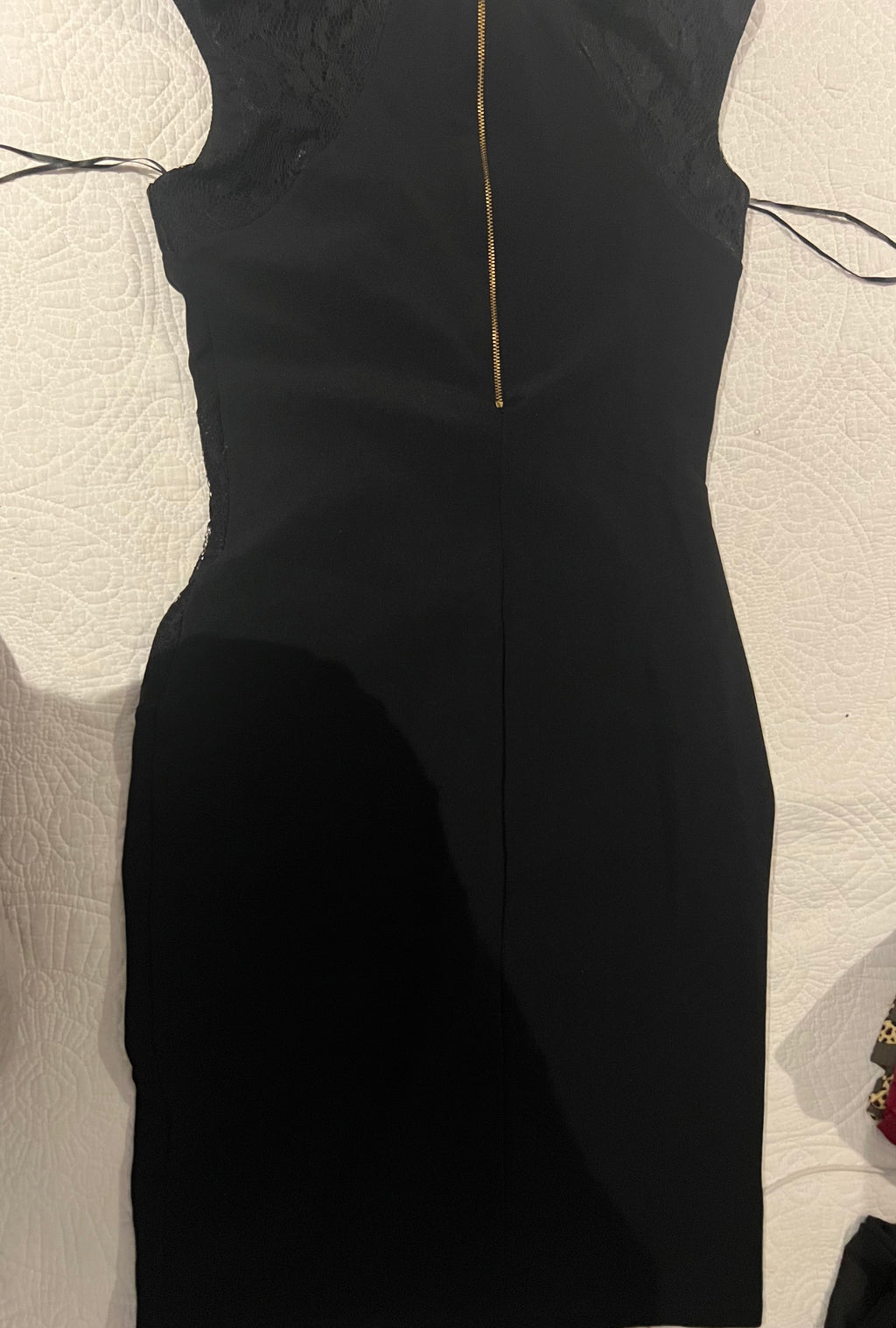 Black midi dress