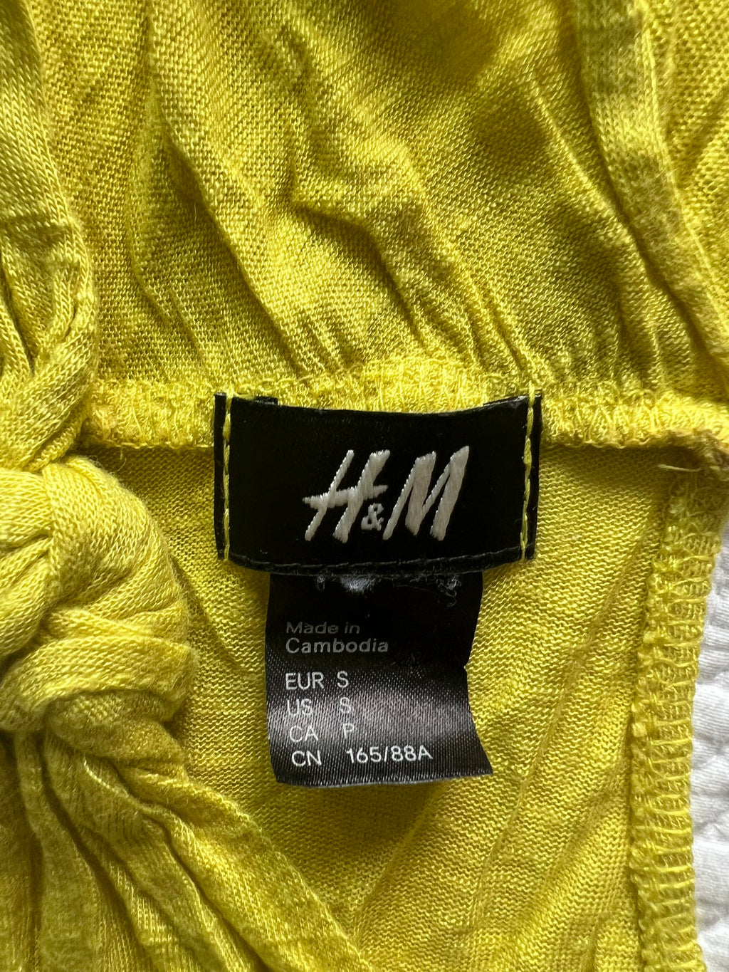 Yellow midi dress