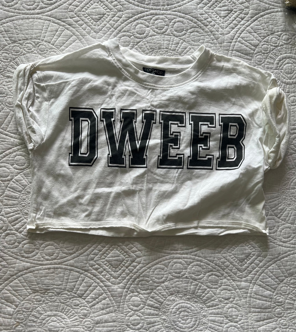 White crop top