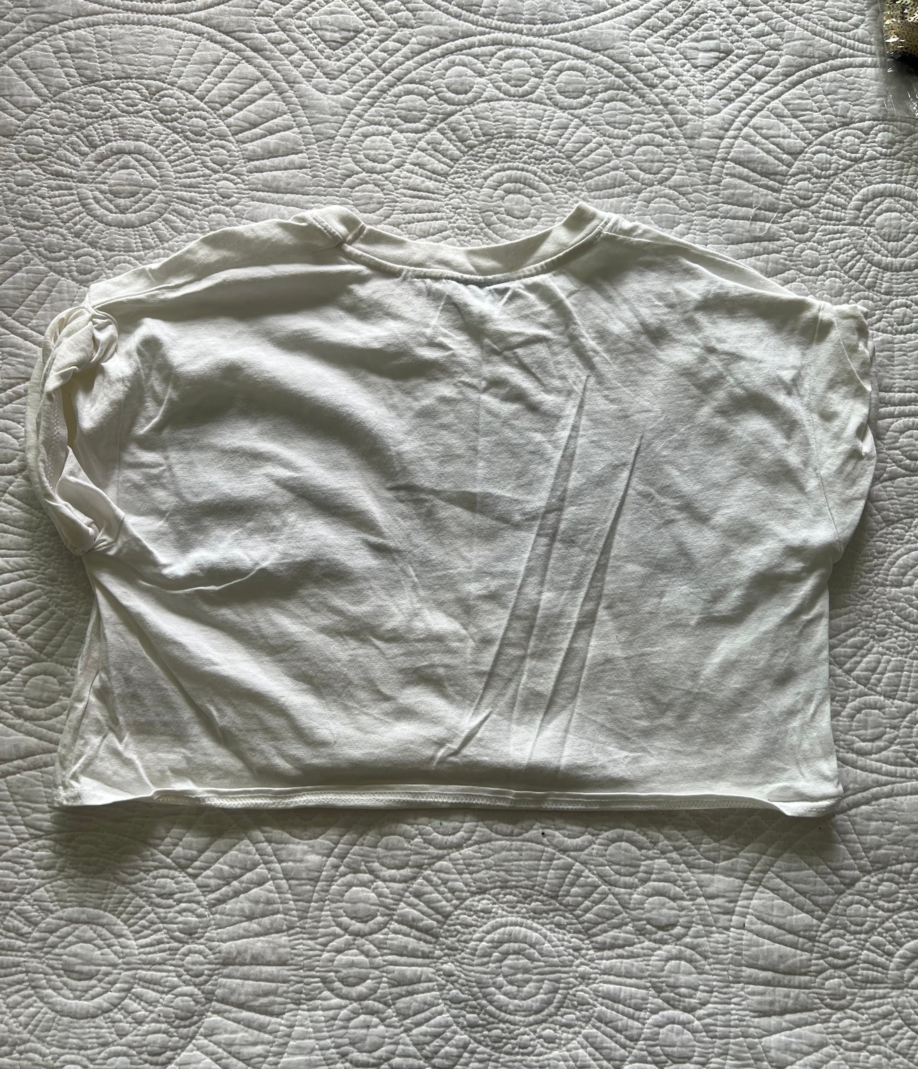 White crop top