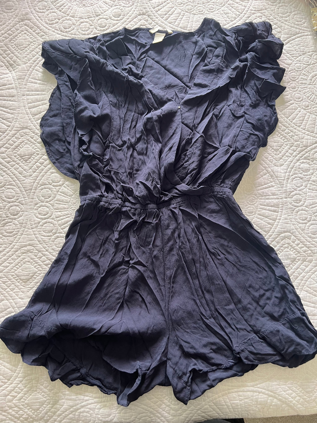 Navy playsuit