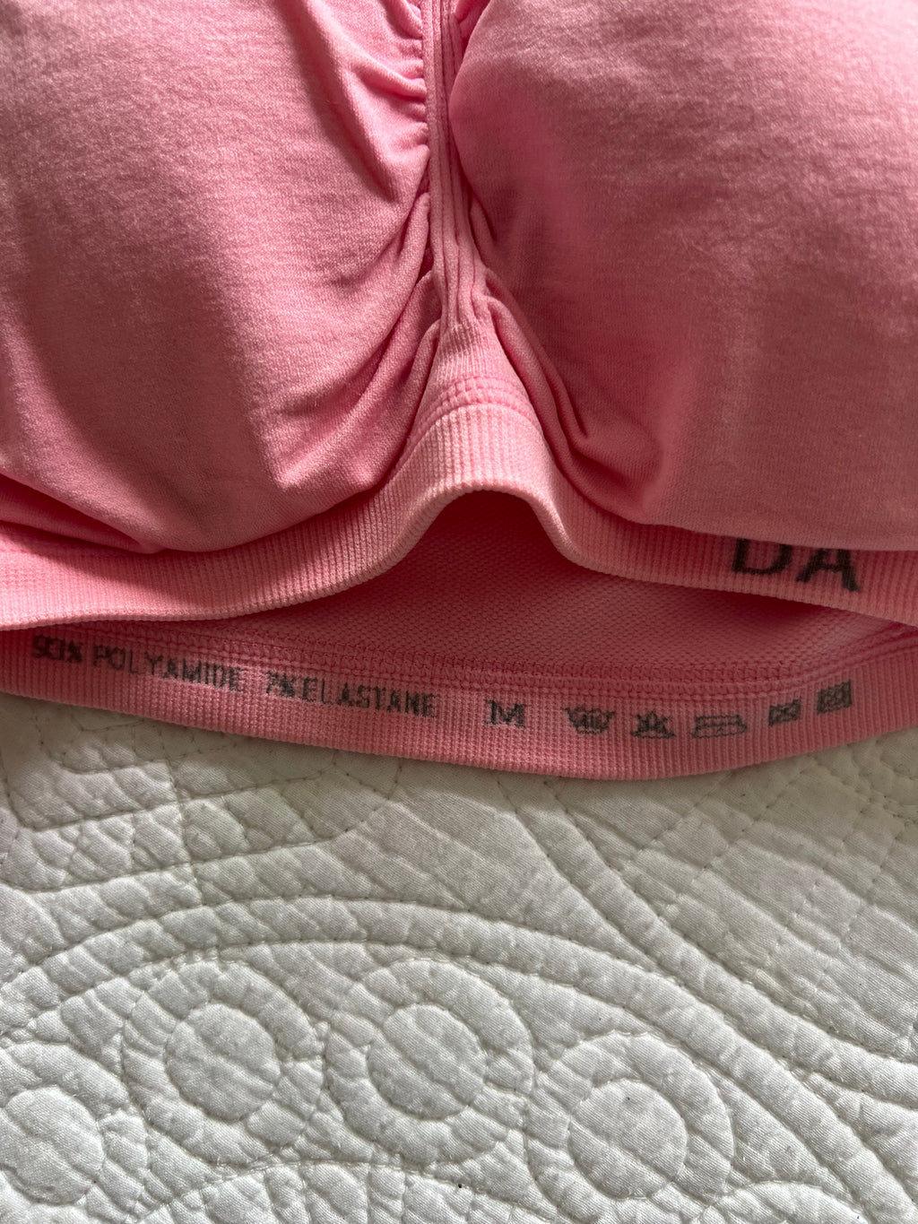 Pink bandeau top